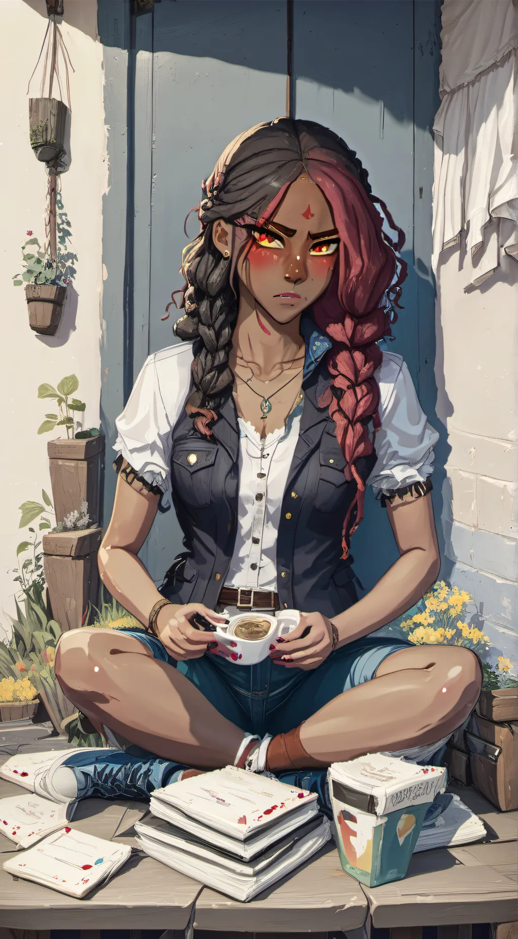 ai character: Layla  background