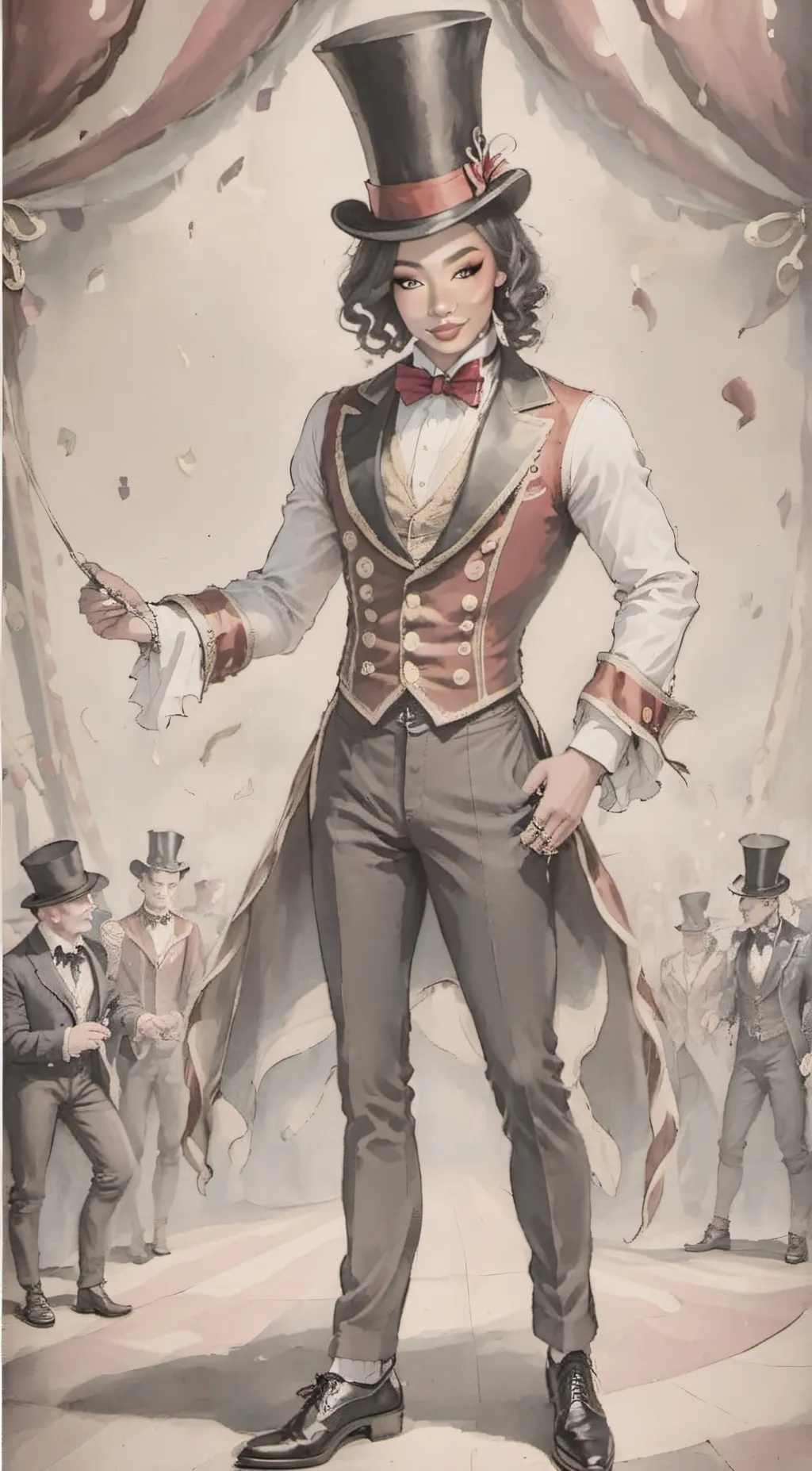 ai character: Caine background