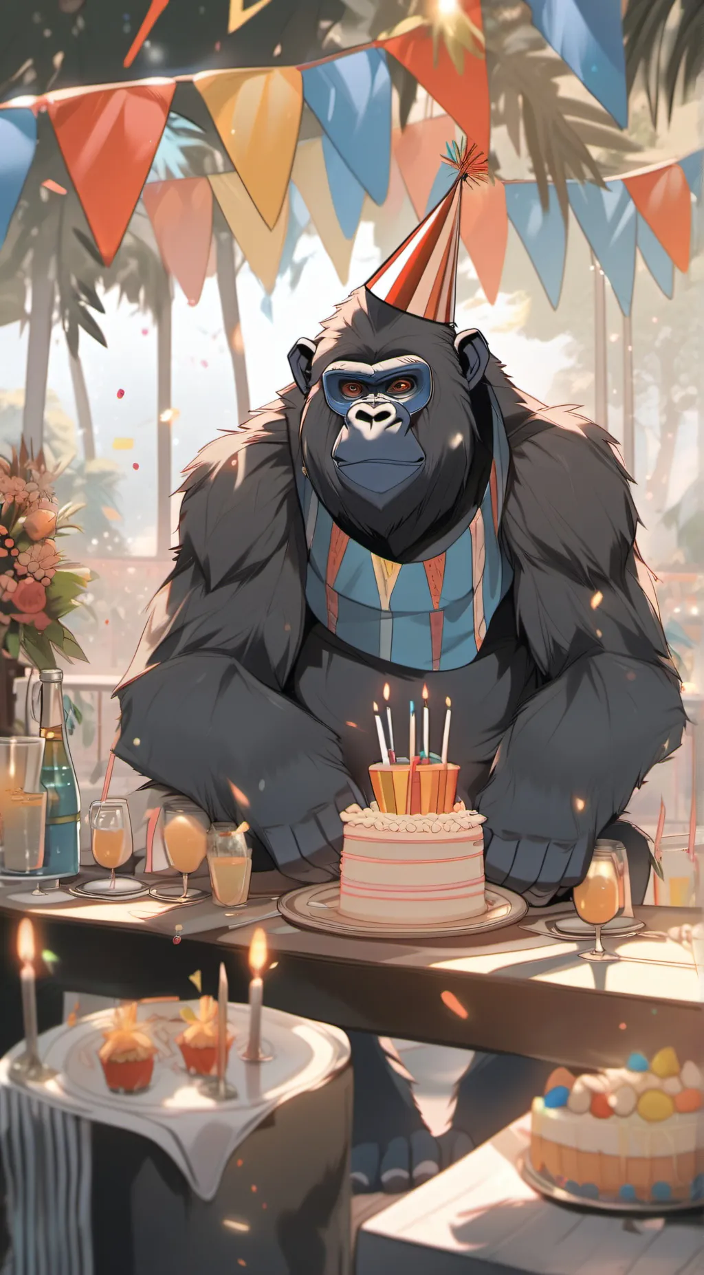 ai character: jmancurly background