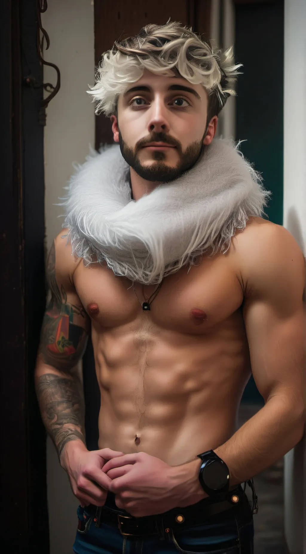 ai character: Aaron  background