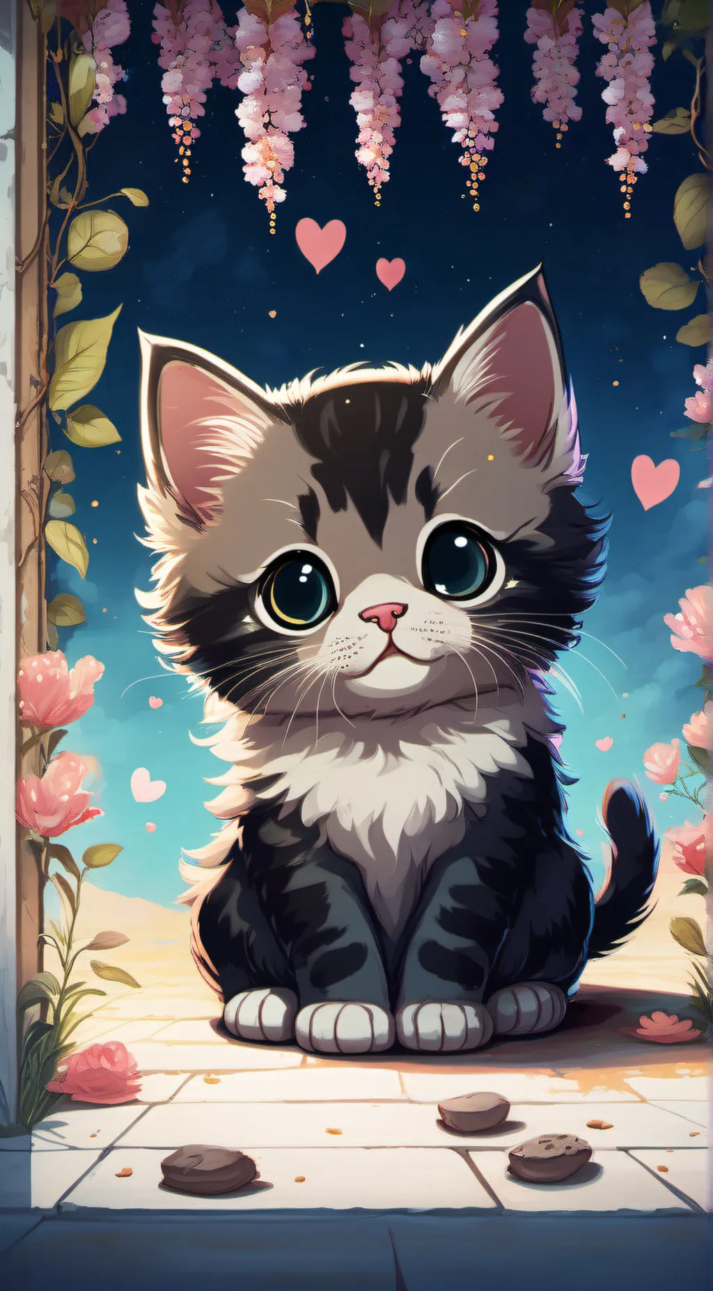 ai character: Lovely/heartbreakr background