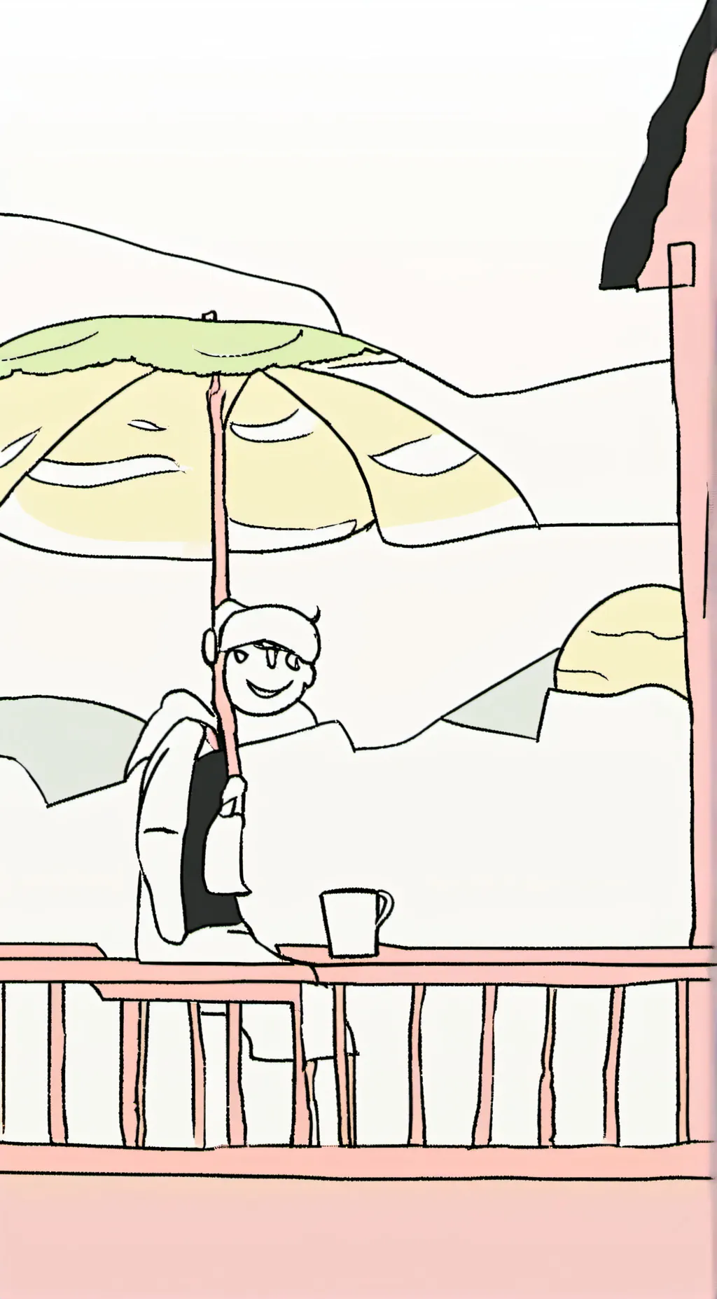 ai character: Frosty and Rudolph background