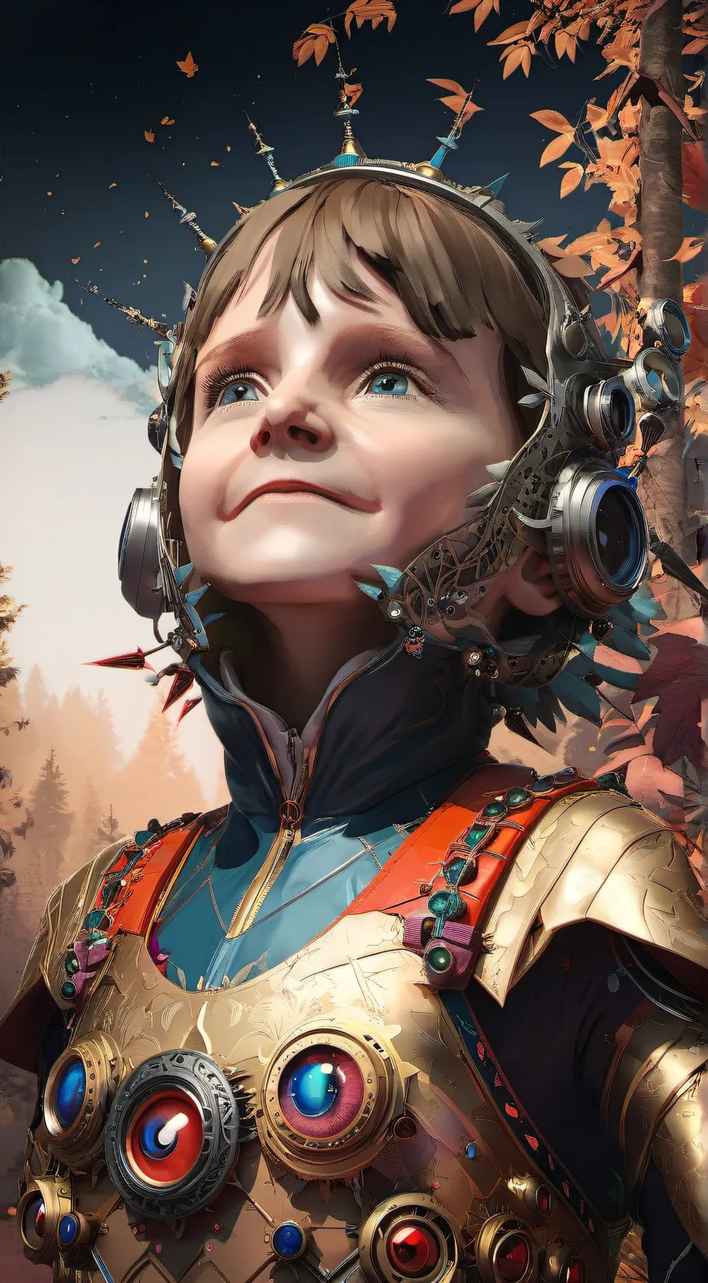 ai character: 3eye background