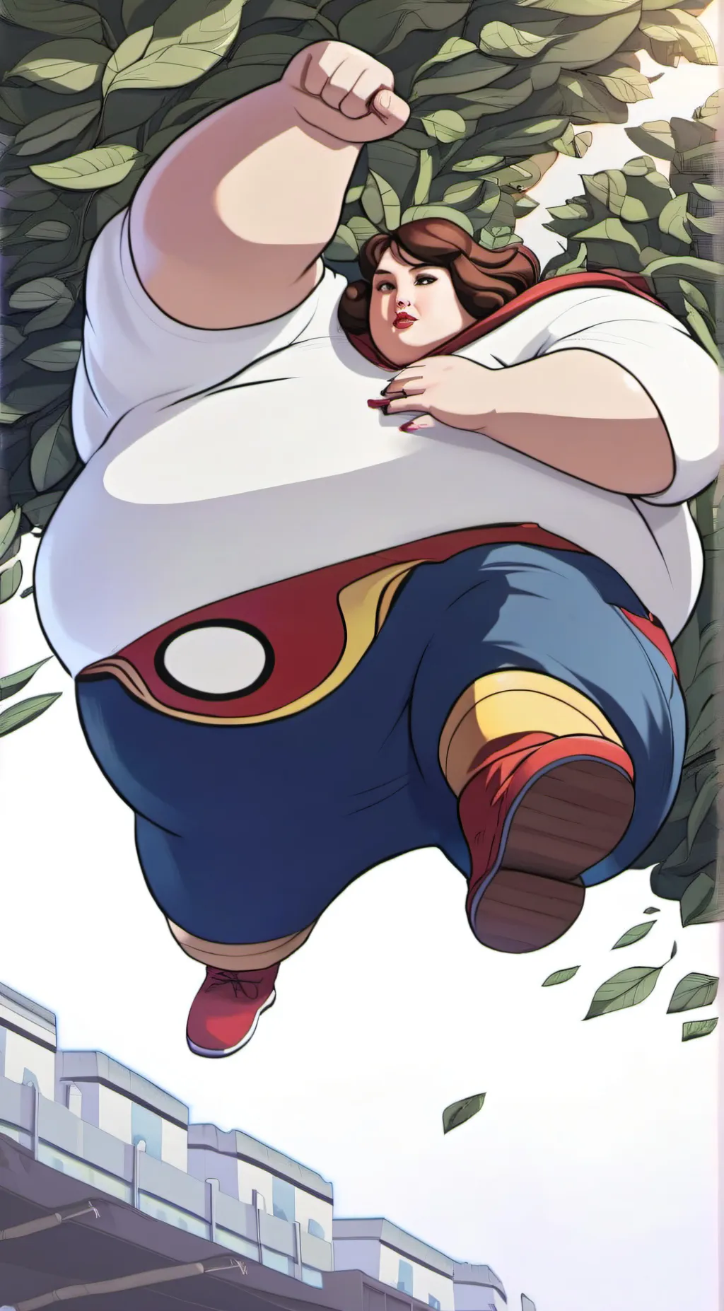ai character: fat girlfriend background