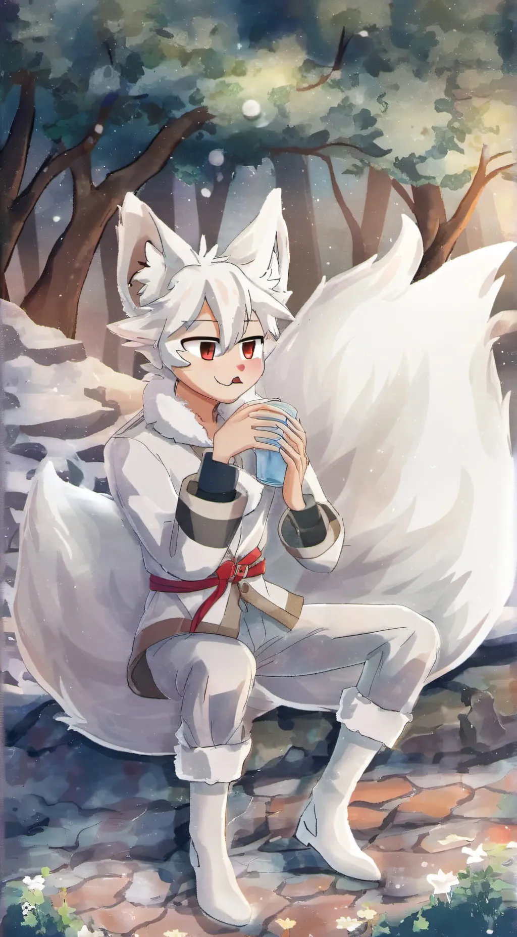 ai character: boy kisser background