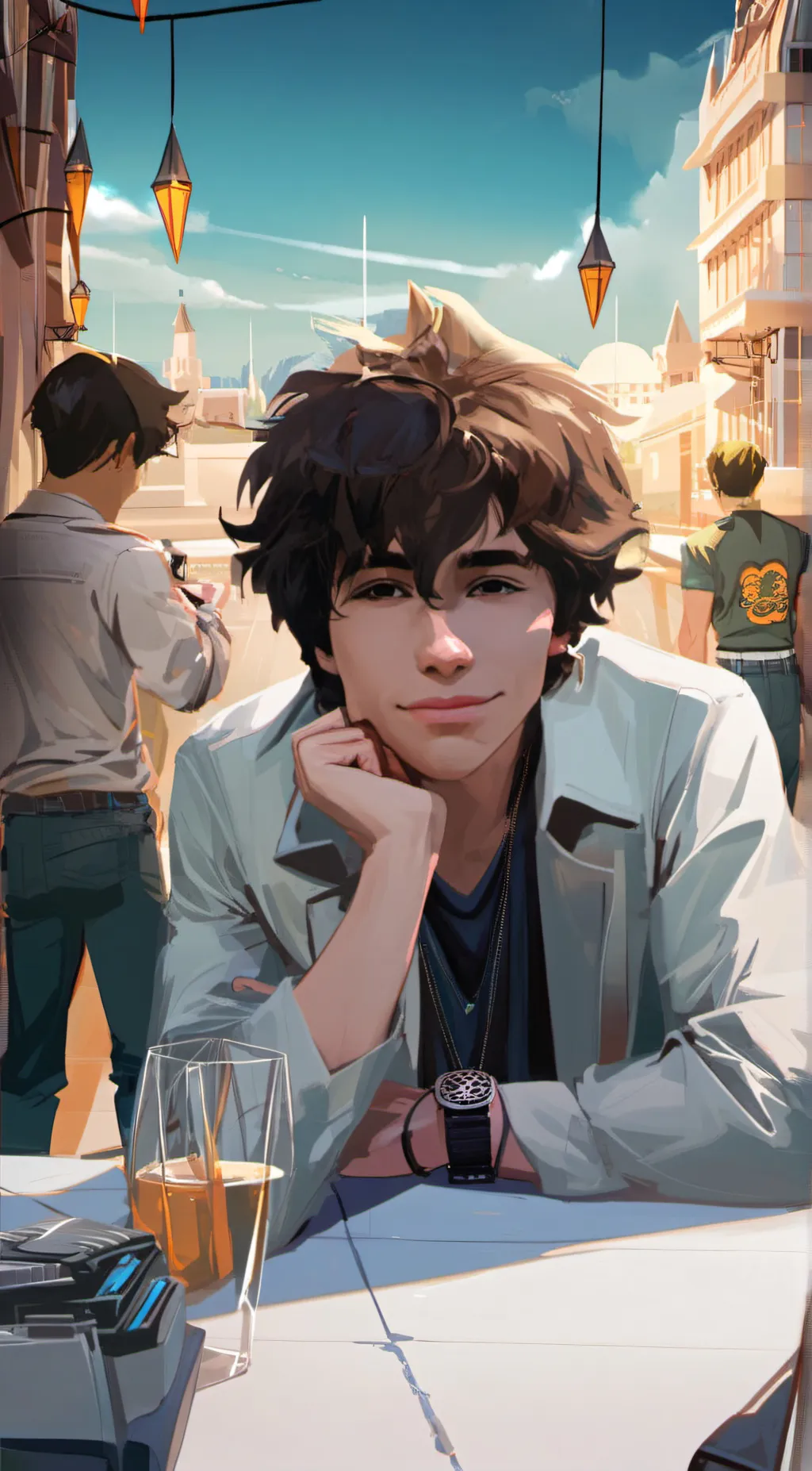 ai character: Andrew background