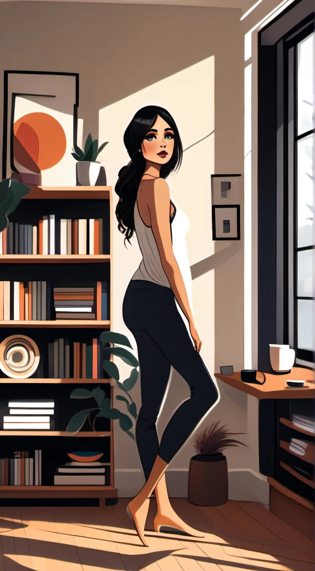 ai character: eliana background