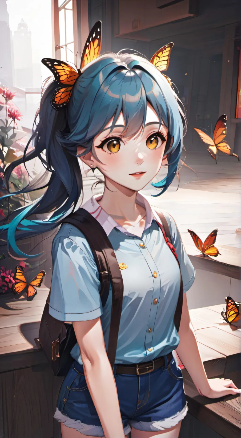 ai character: Lilly background