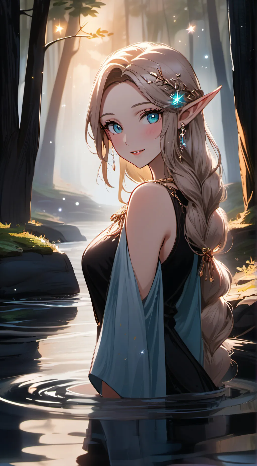 ai character: Amy  background