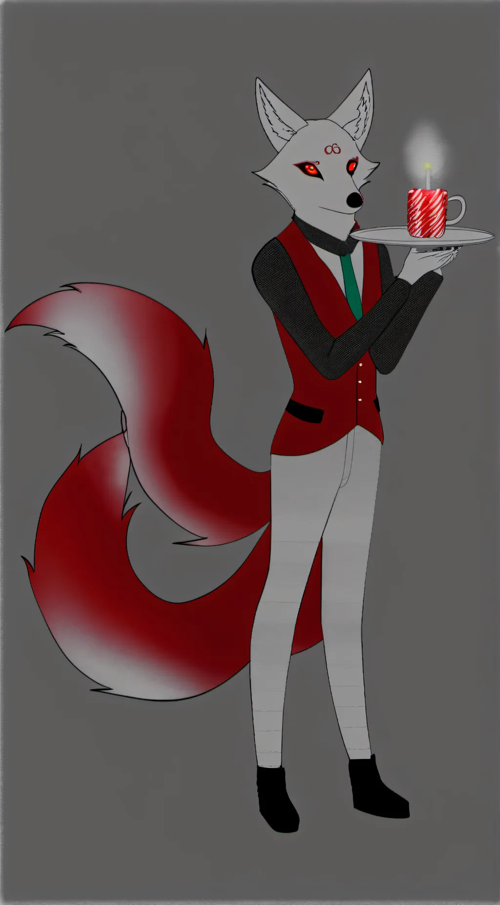 ai character: Mint background