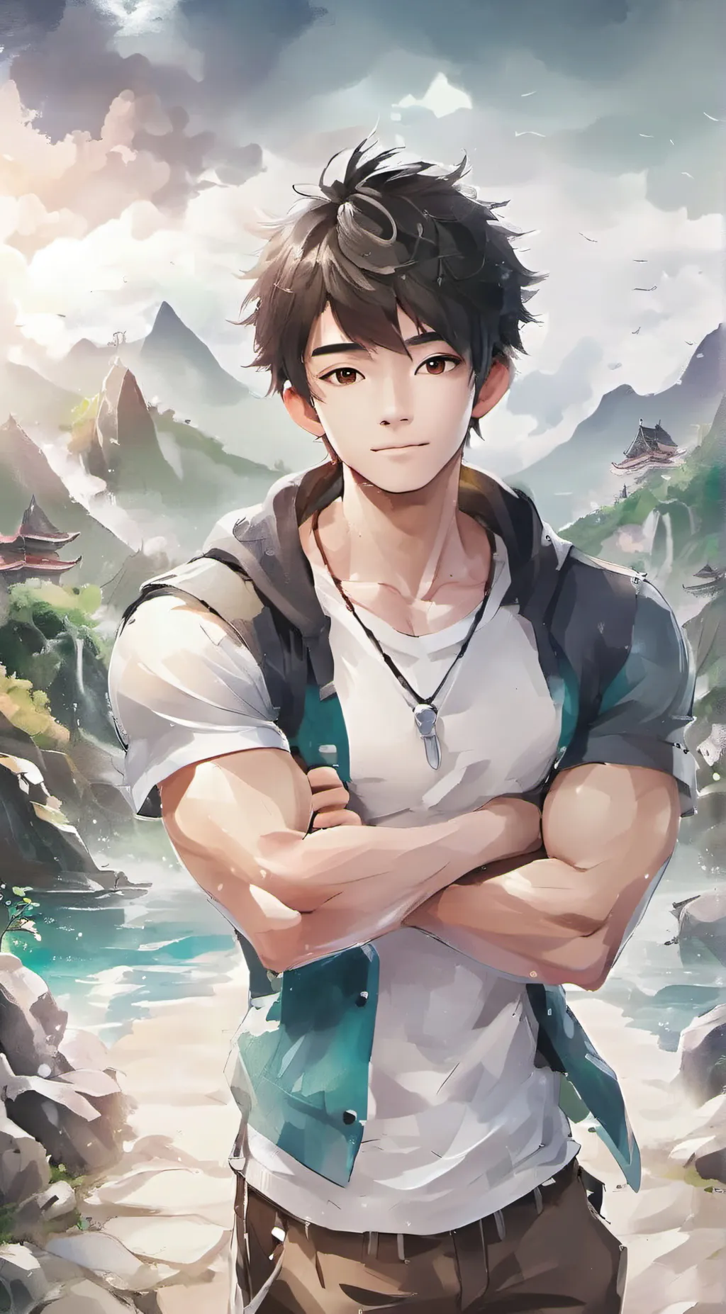 ai character: Preston background