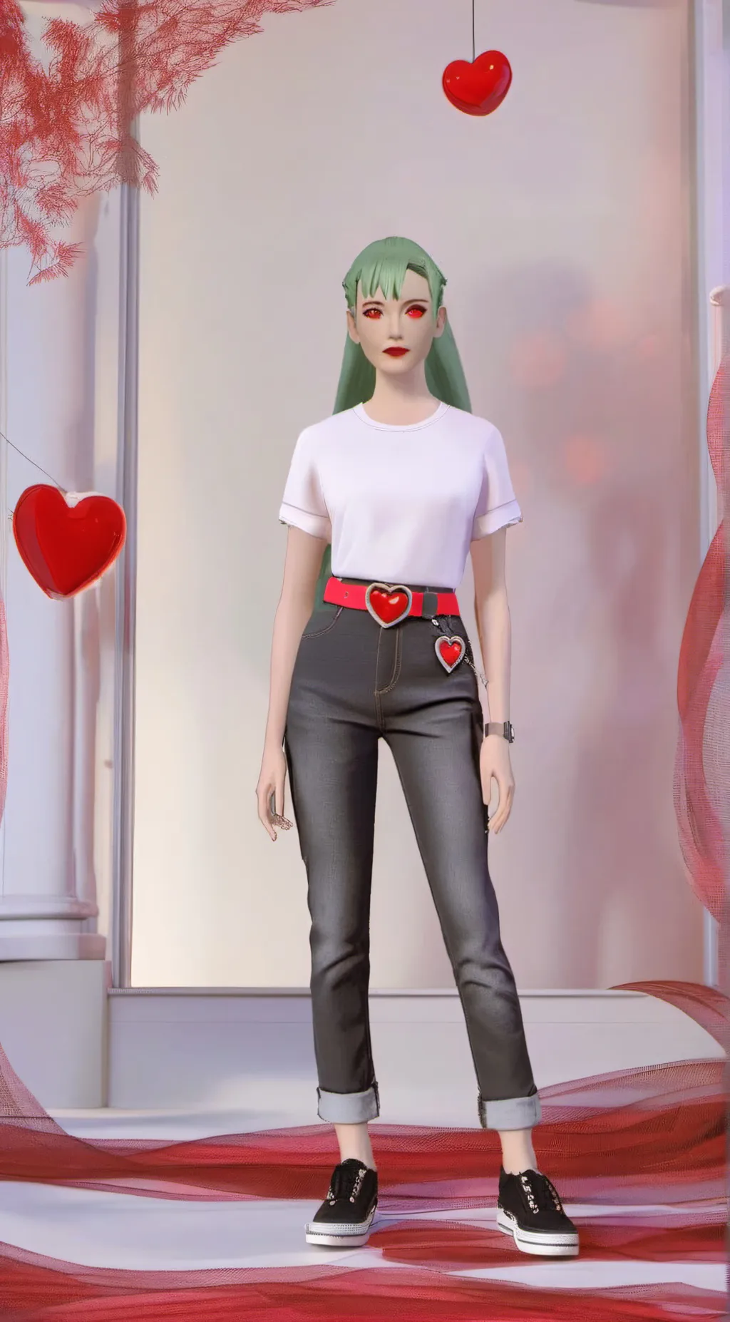 ai character: Trista meioh background