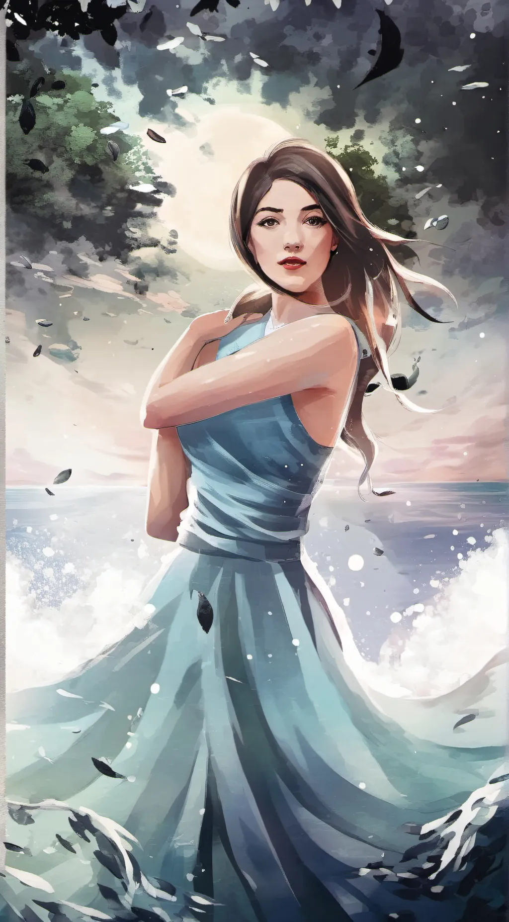 ai character: margarita  background