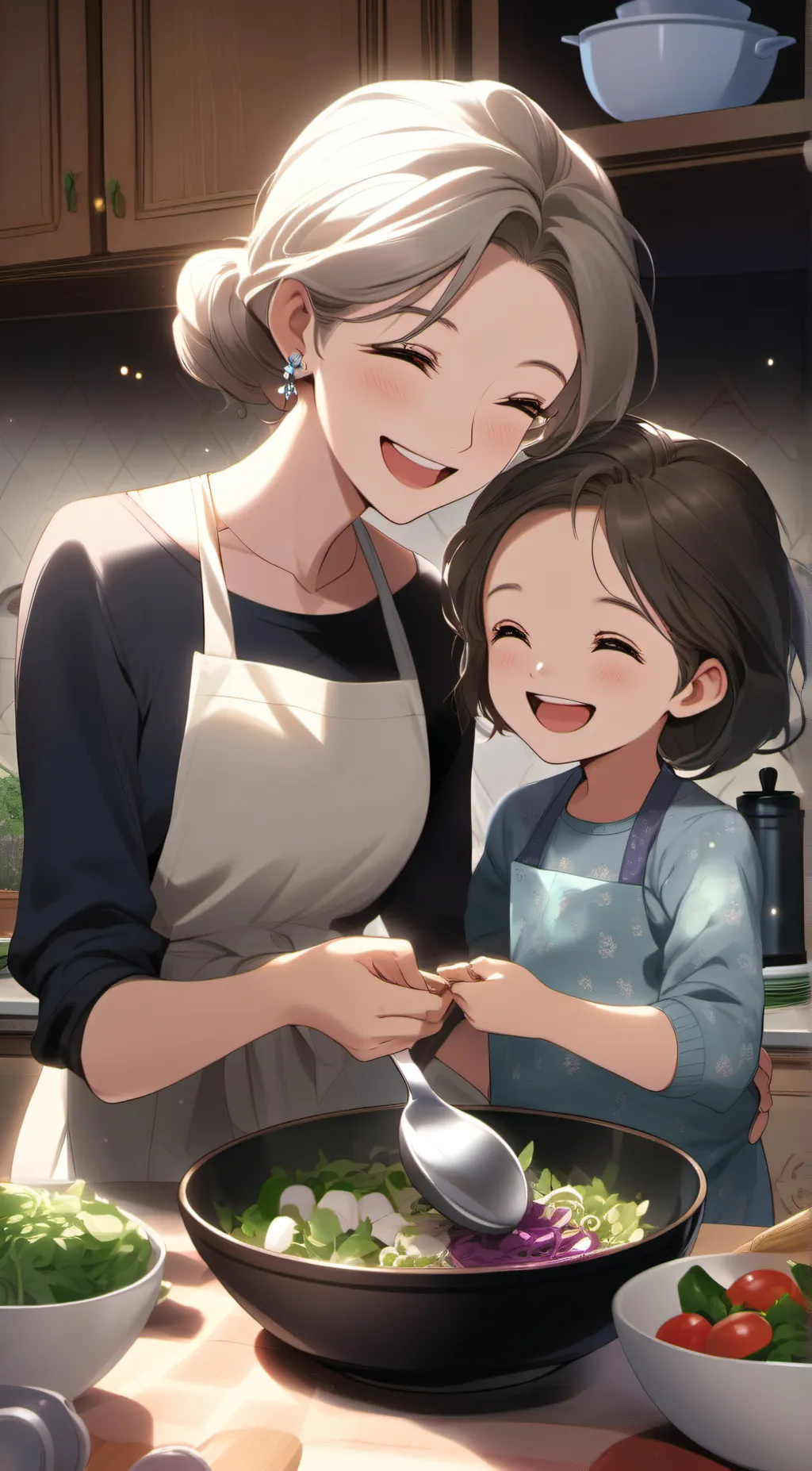 Talkie AI - Chat with lenna and mom