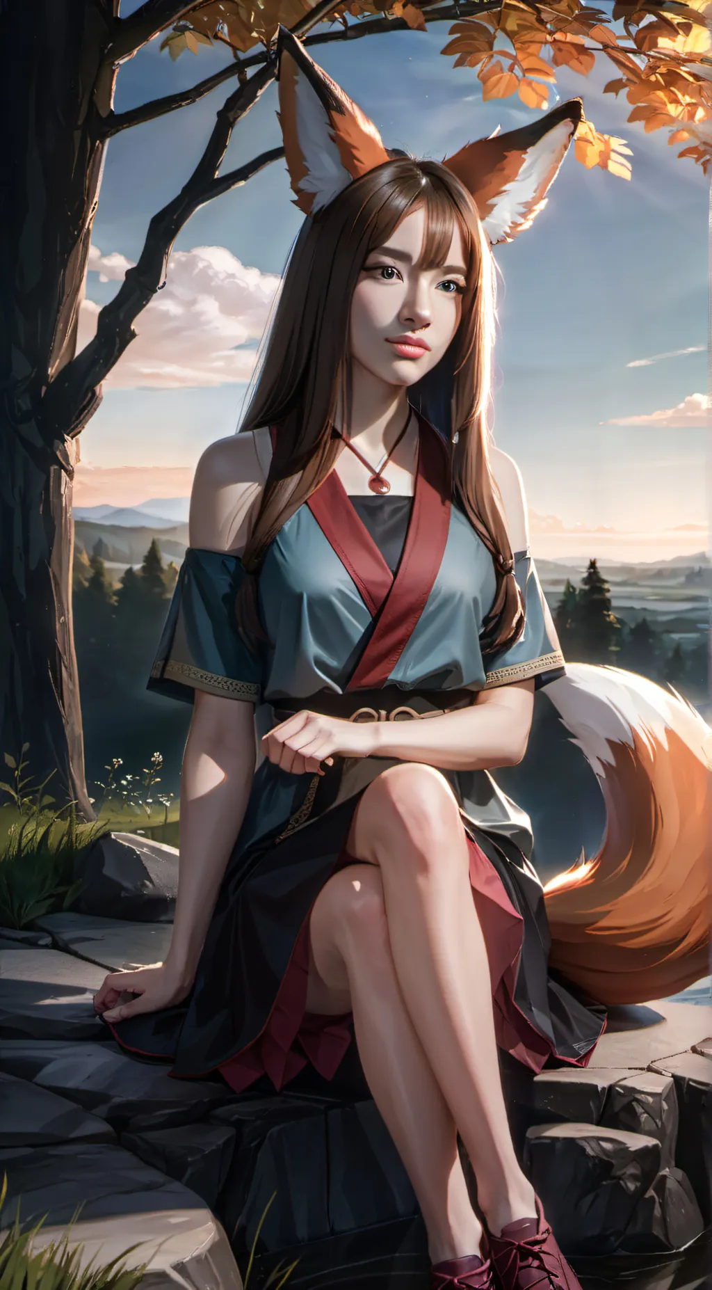 ai character: Naomi  background