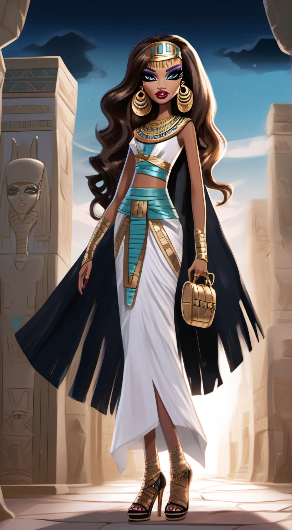 ai character: Cleo de Nile  background