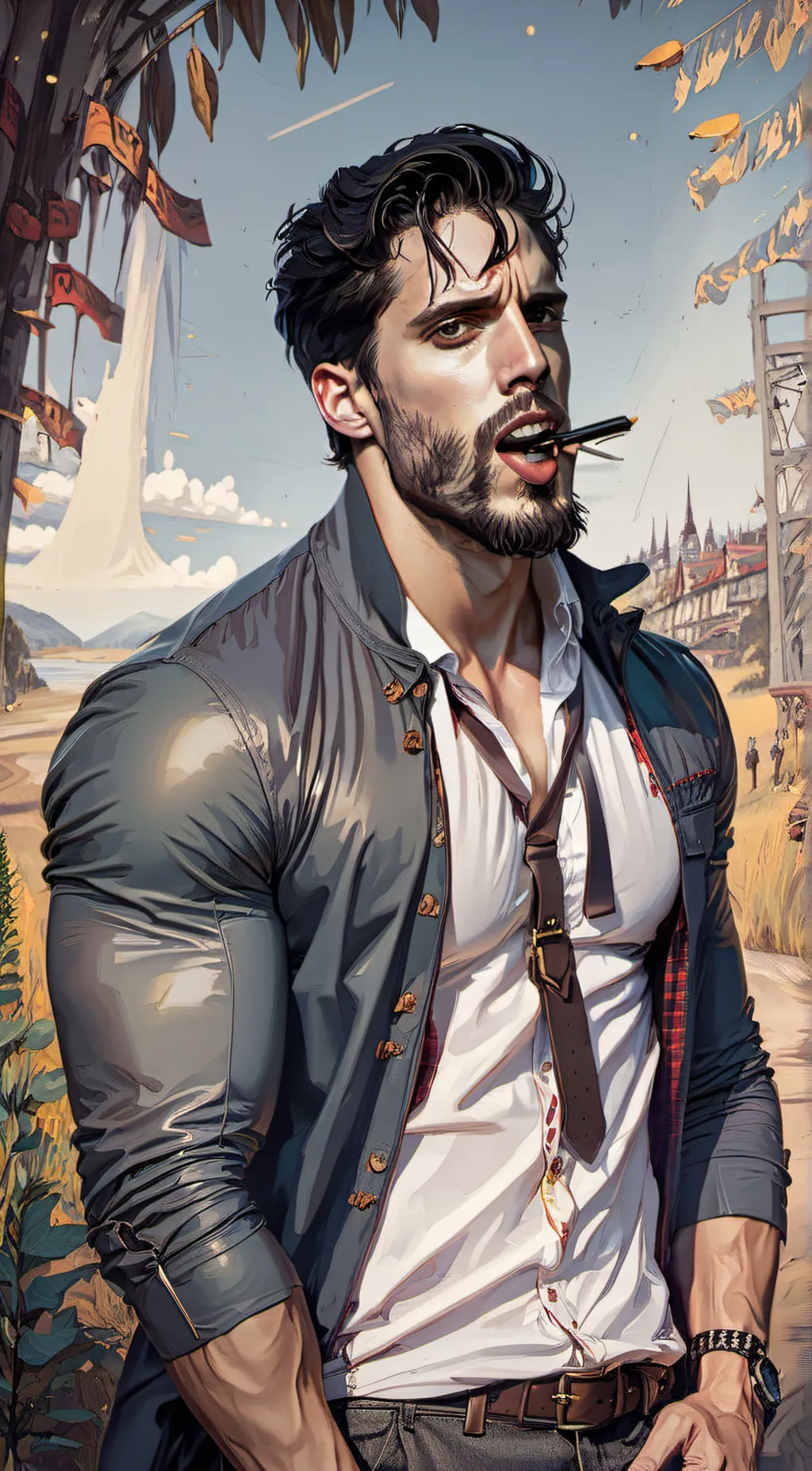 ai character: henry background