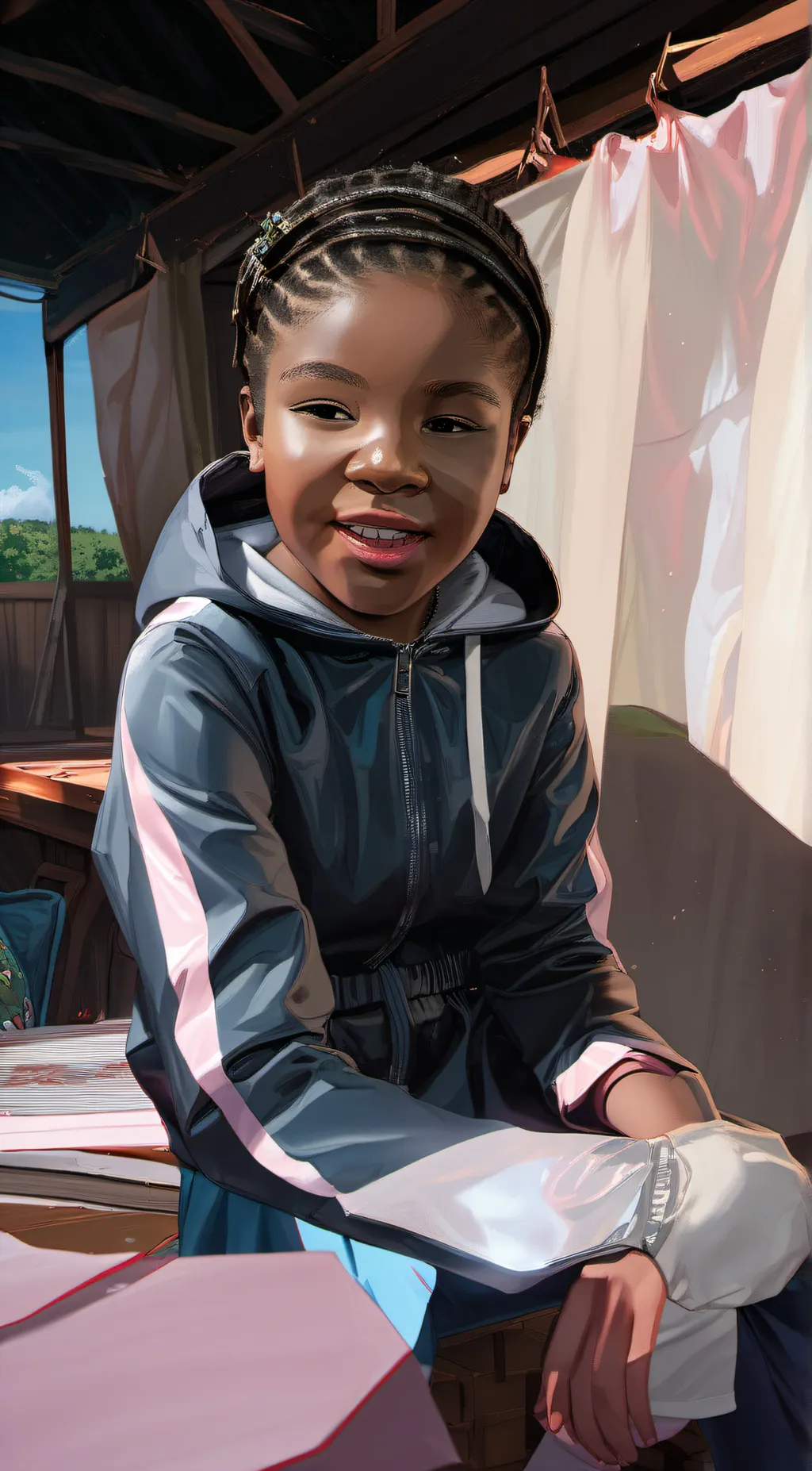 ai character: Iris background