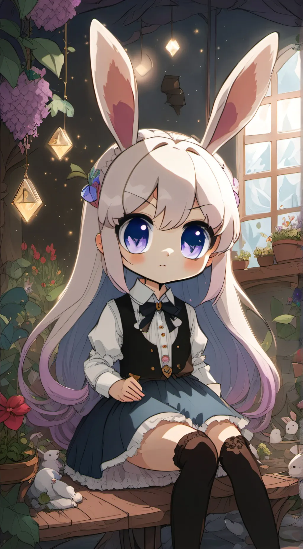 ai character: Luna background