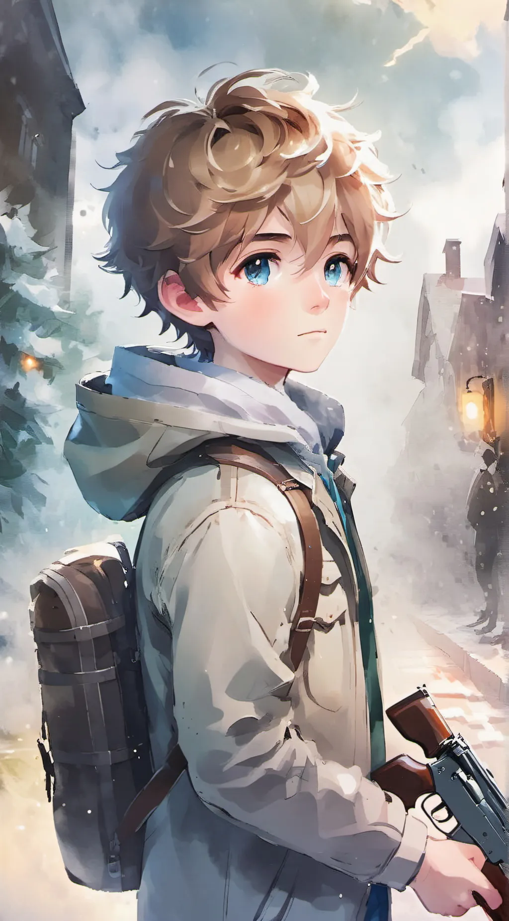 ai character: Ethan winters background