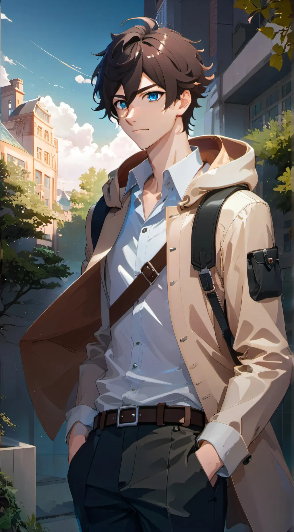 ai character: Liam  background
