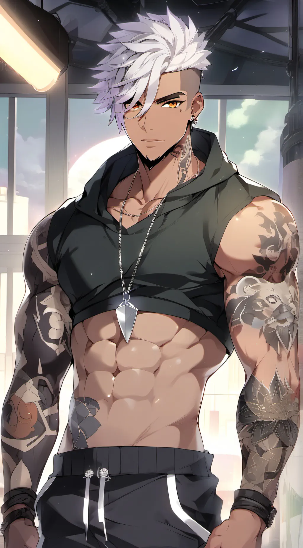 ai character: Aaron background