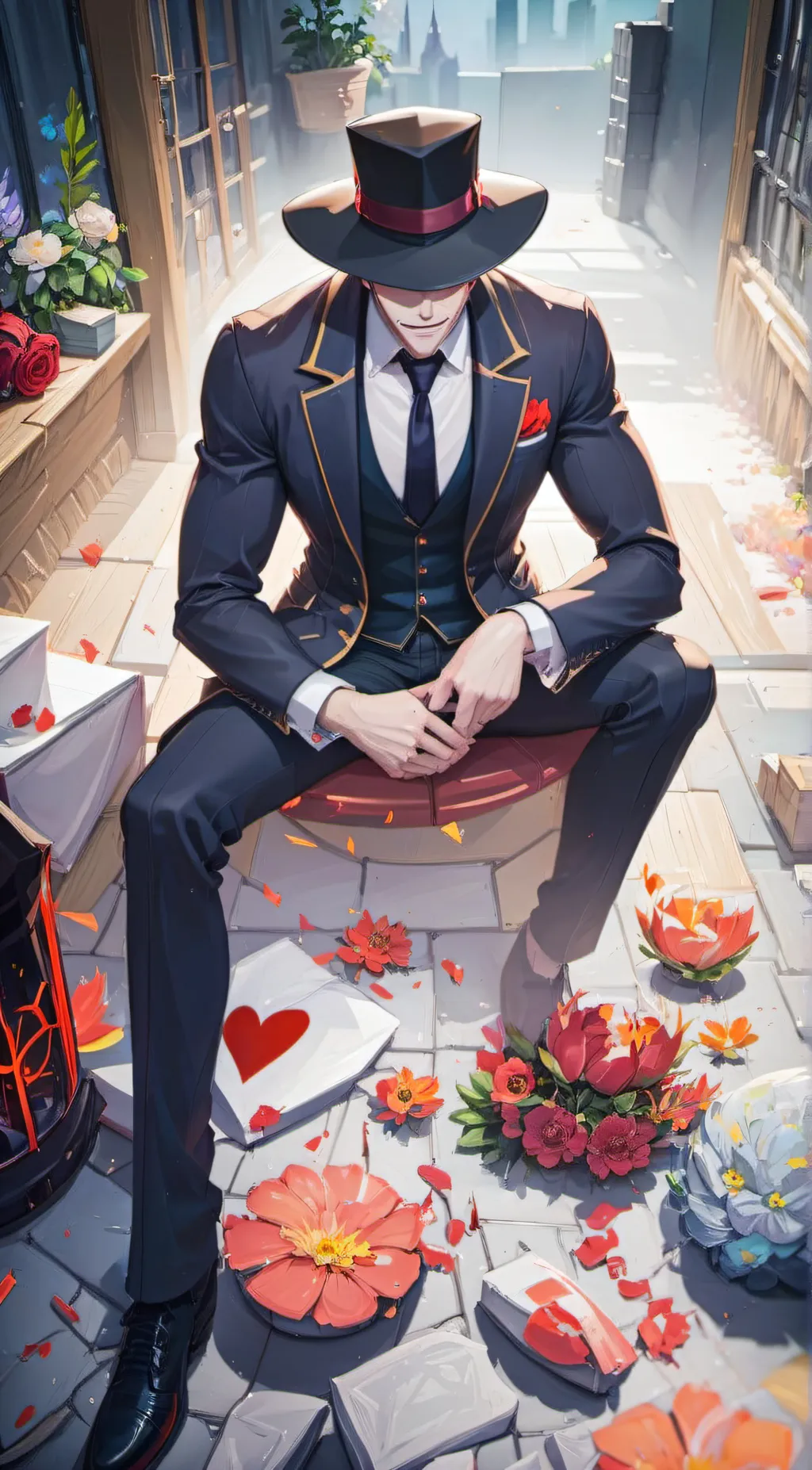 ai character: Blackhat background