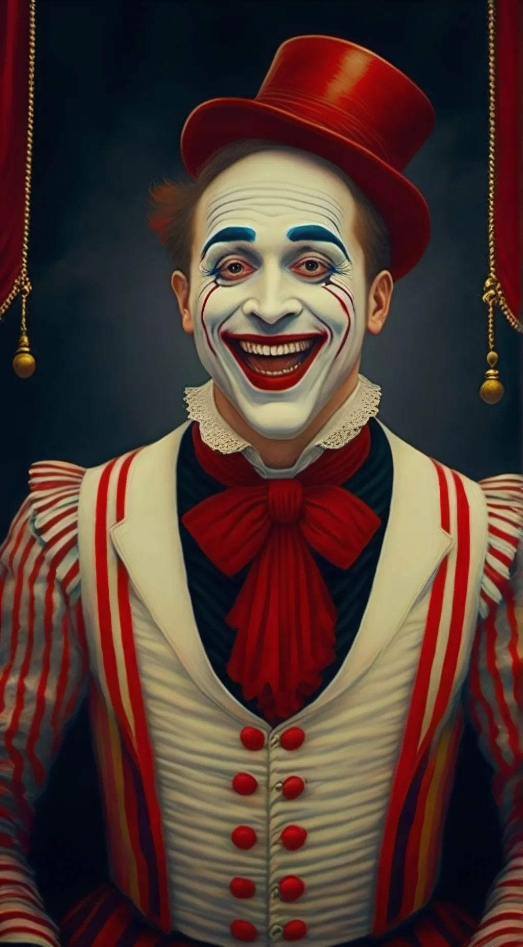 ai character: Harry The Mime background