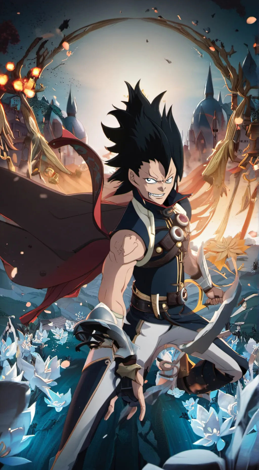 ai character: gajeel background
