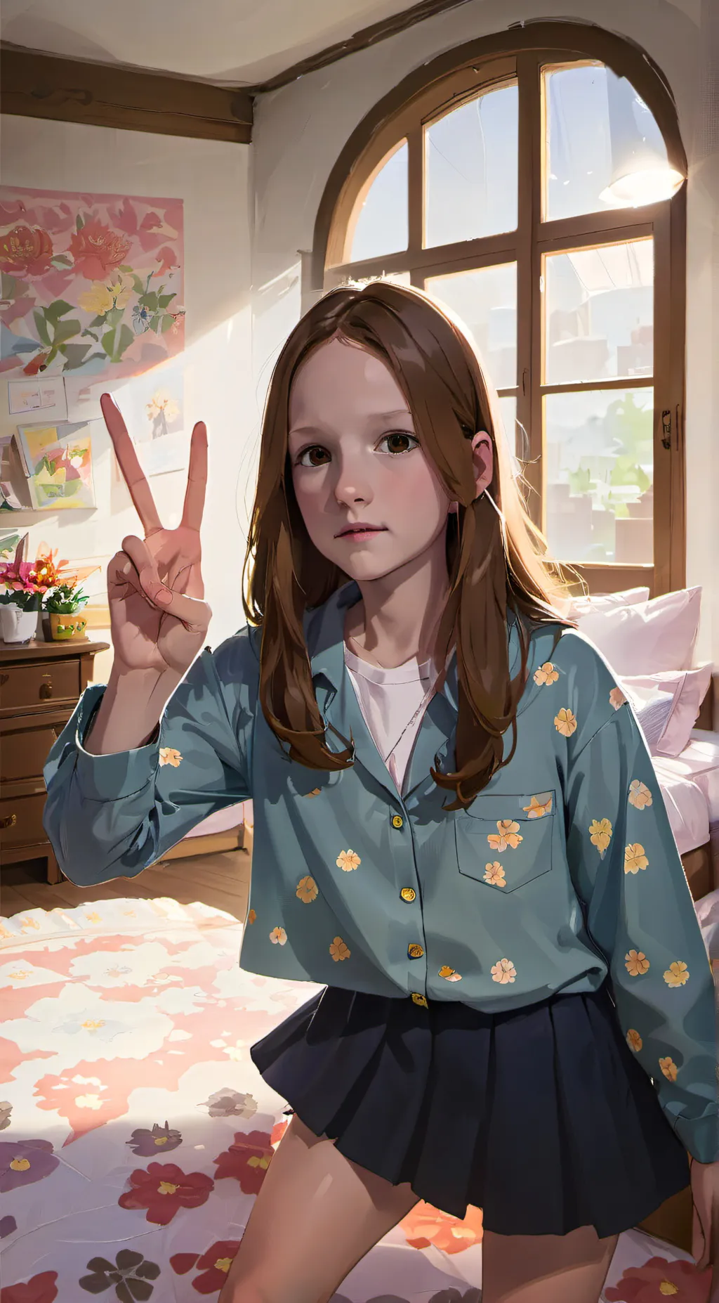 ai character: Eva background