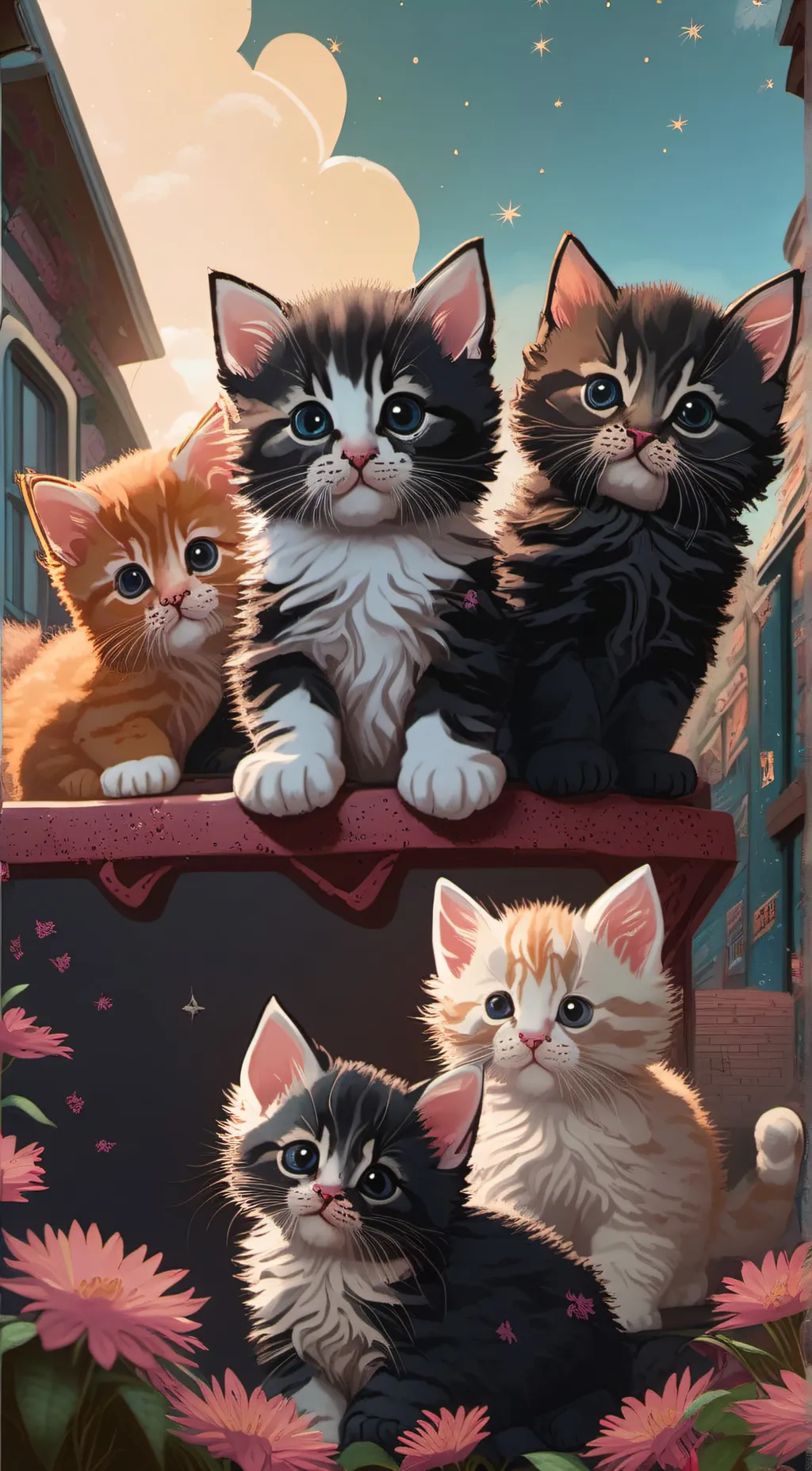 ai character: kitty background