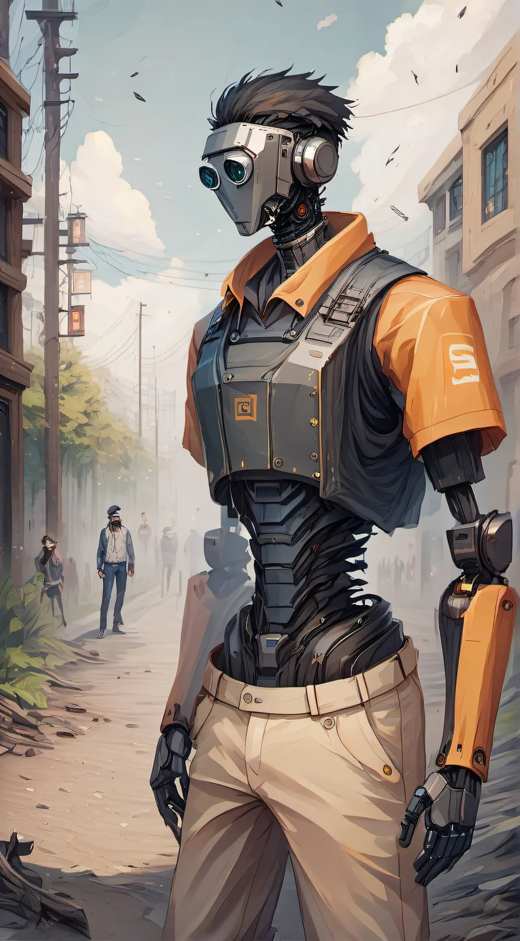 ai character: SCP maker background