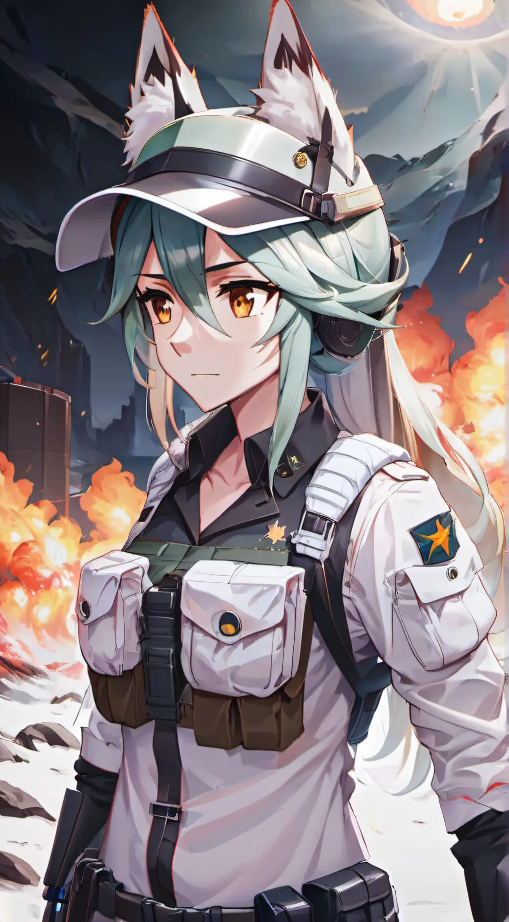 ai character: Adea Foxen background