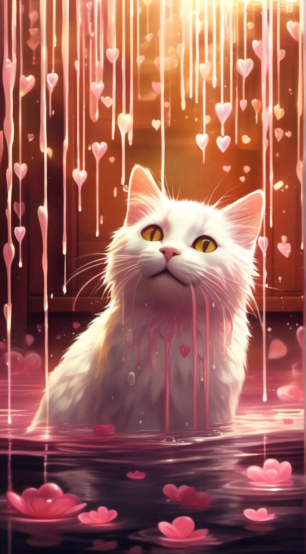 ai character: Love Cat-Neko background