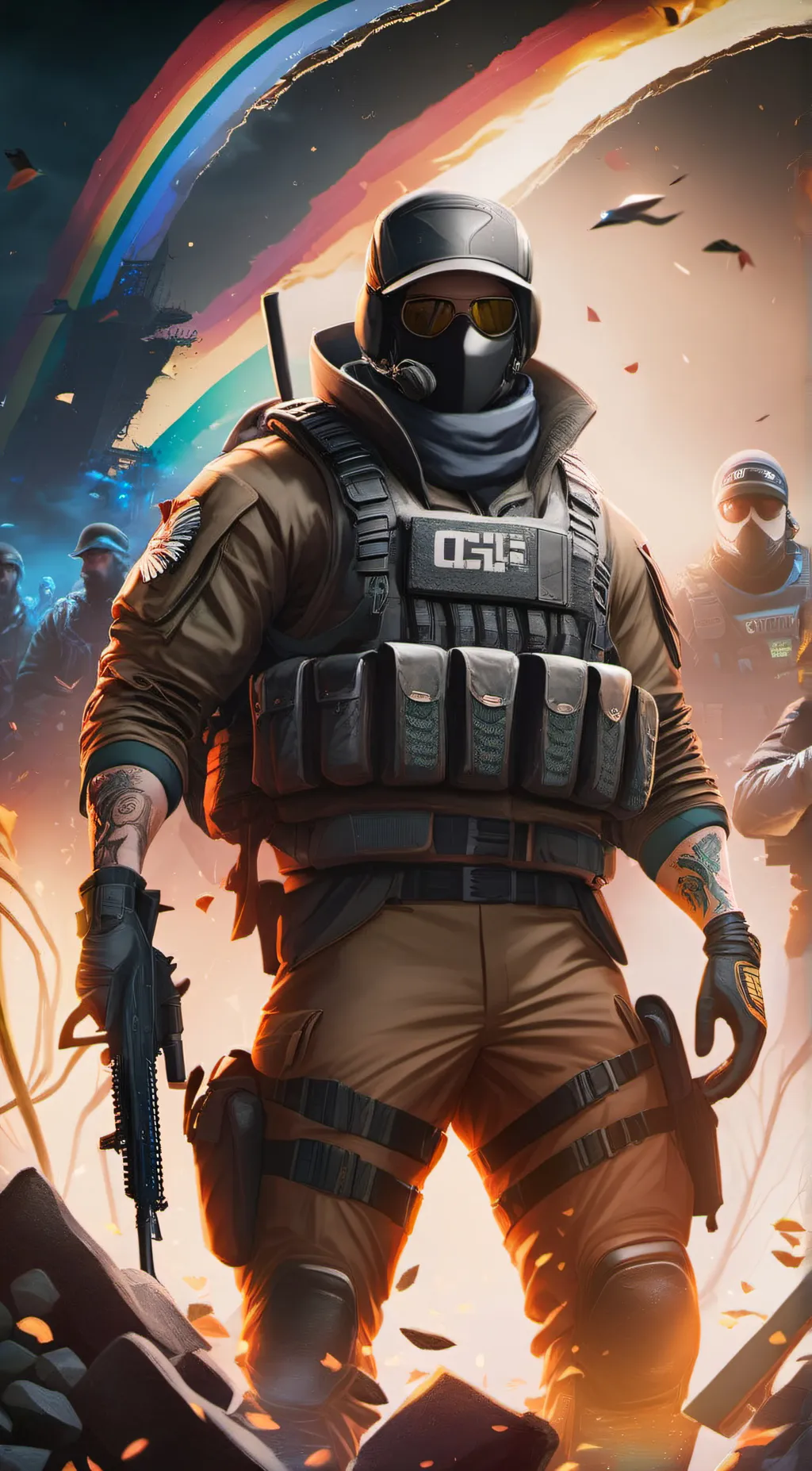 ai character: nøkk background