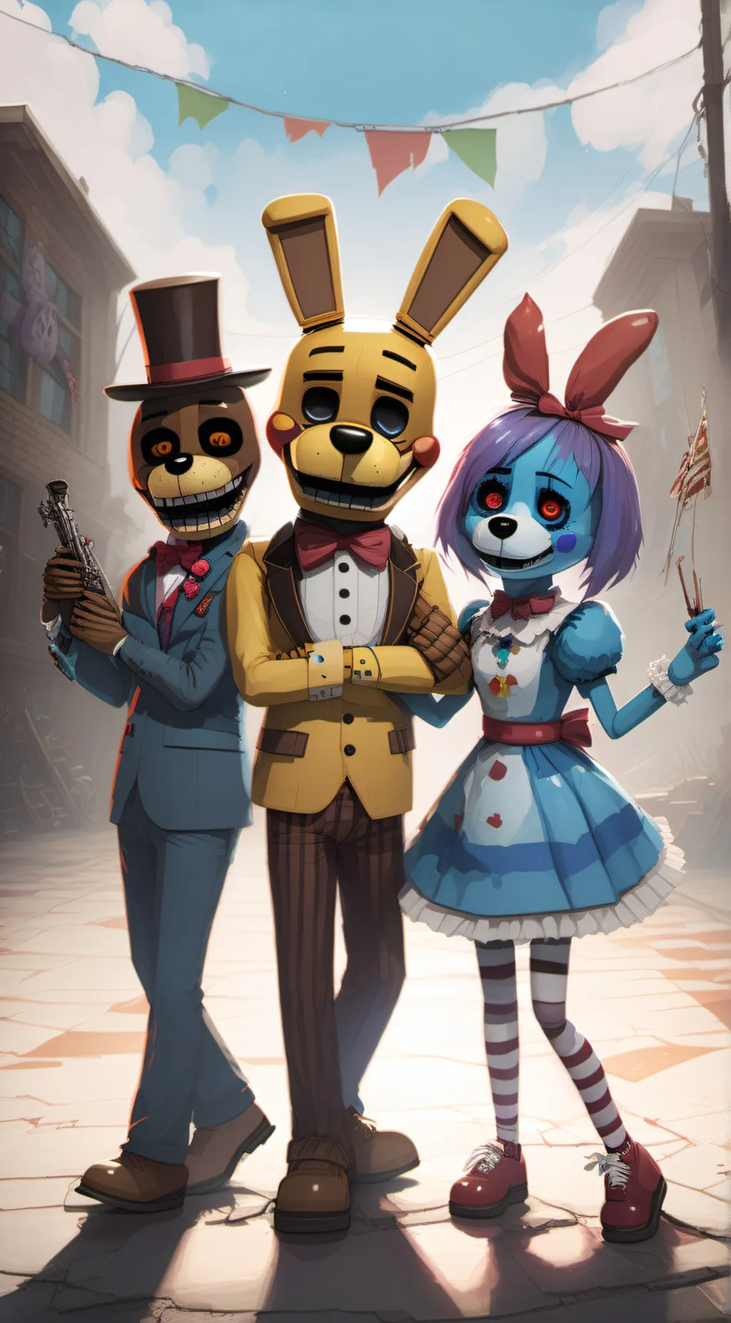 ai character: toy fnaf background