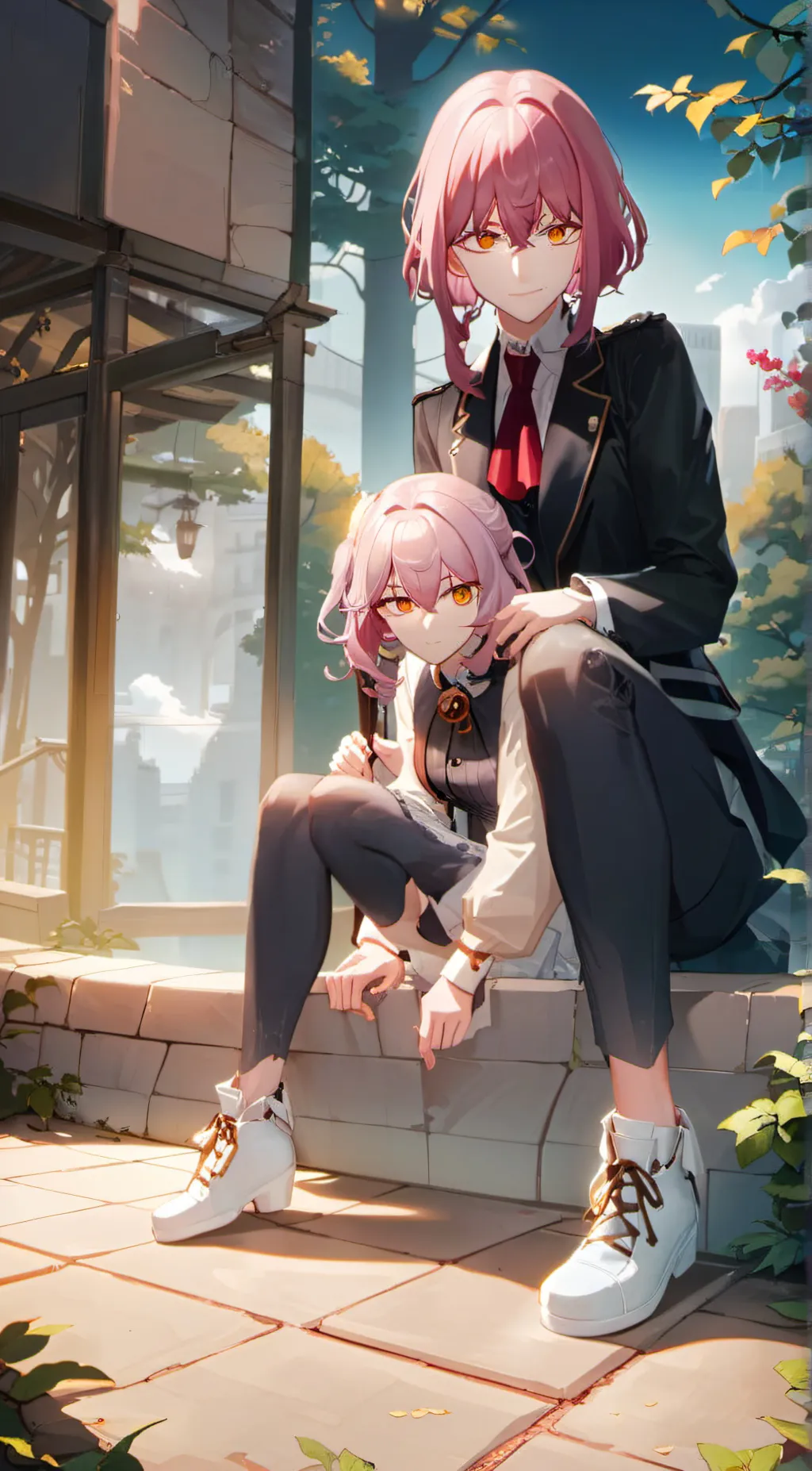 ai character: hashira background