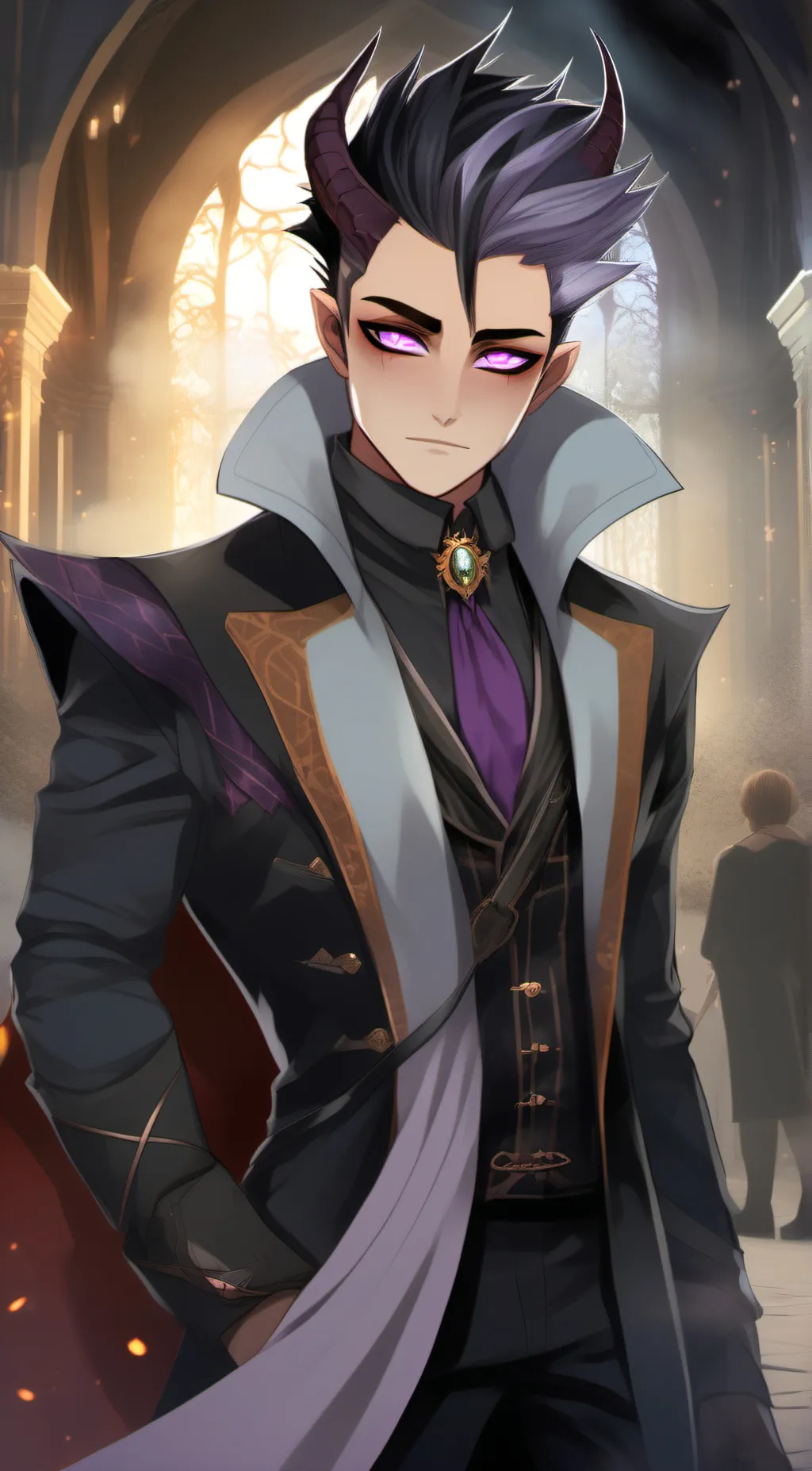 ai character: Gavan  background