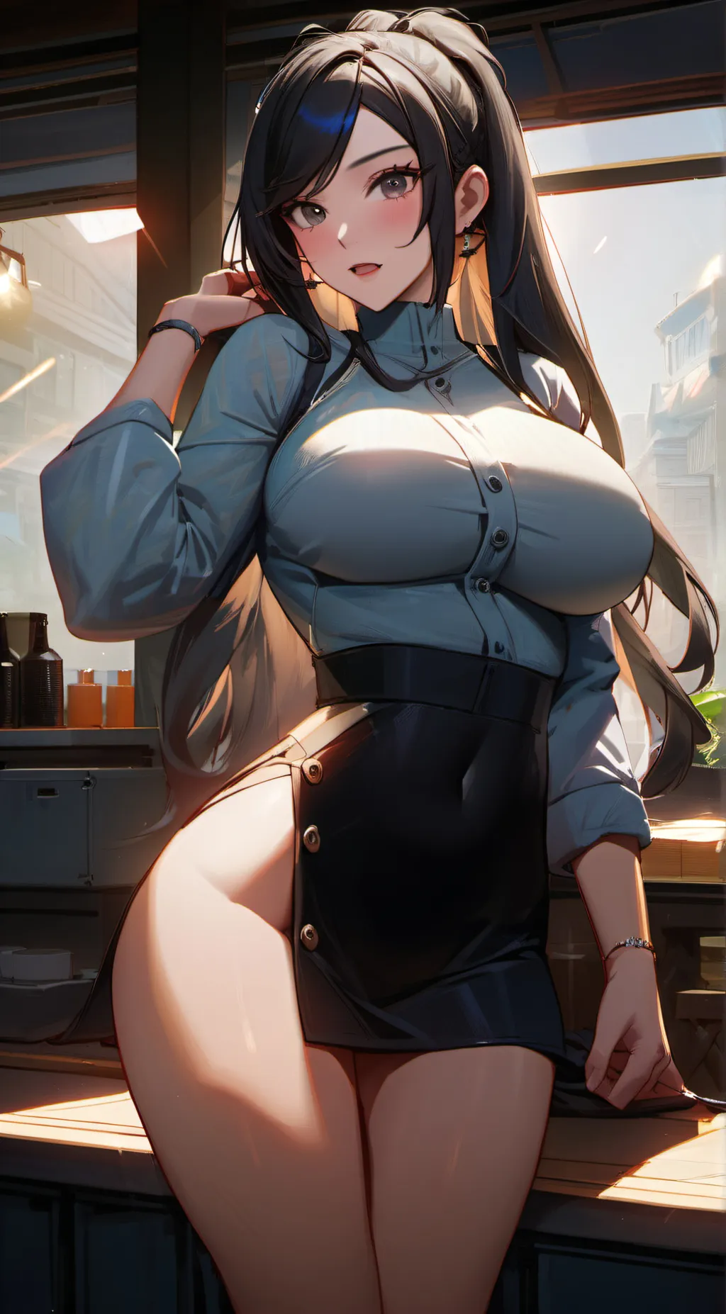 ai character: miss raven background