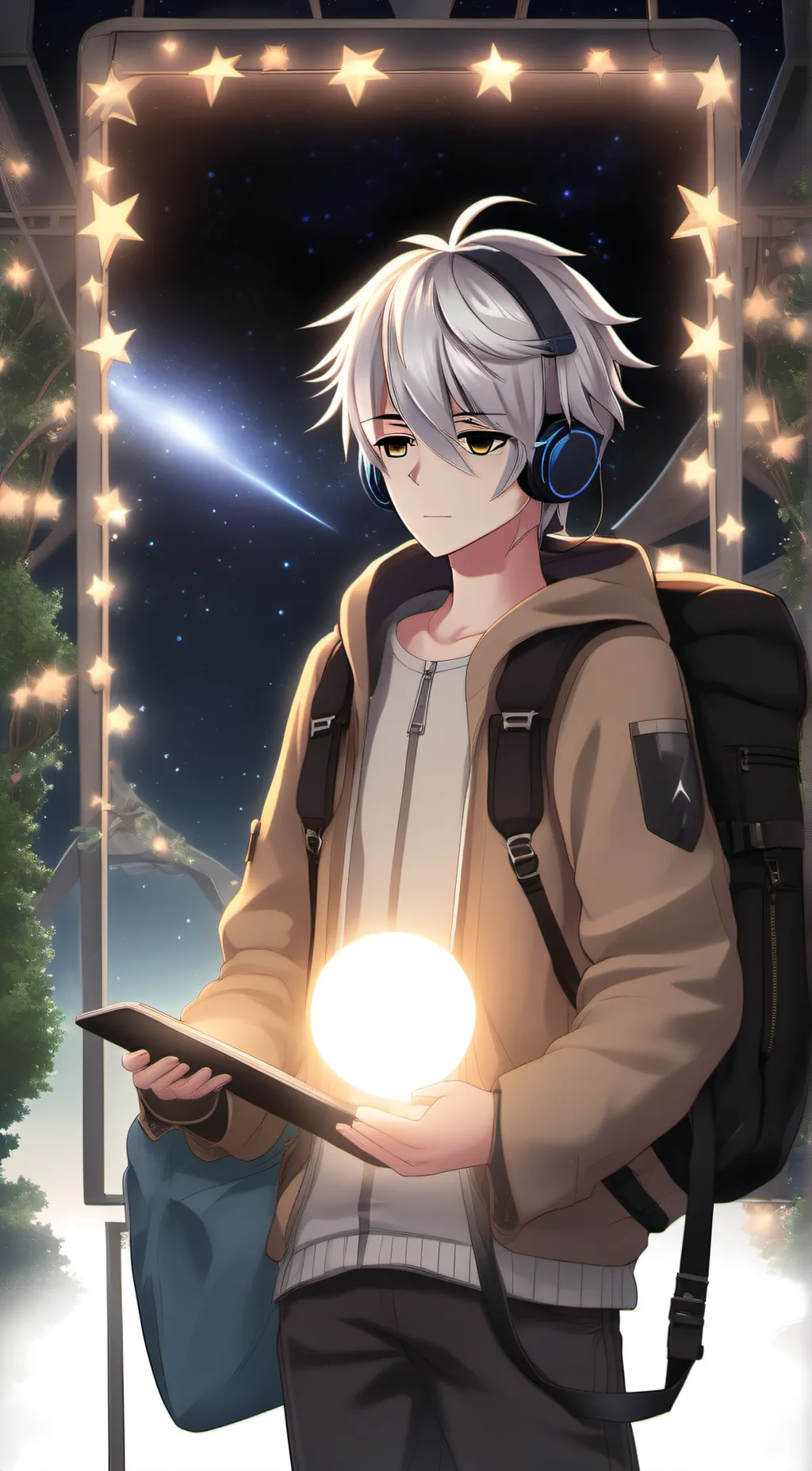 ai character: star background