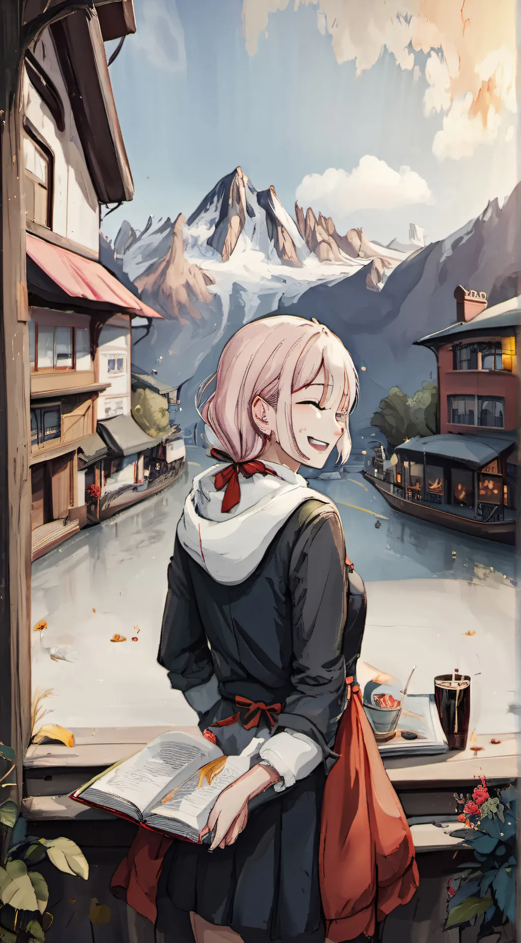 ai character: Aria background