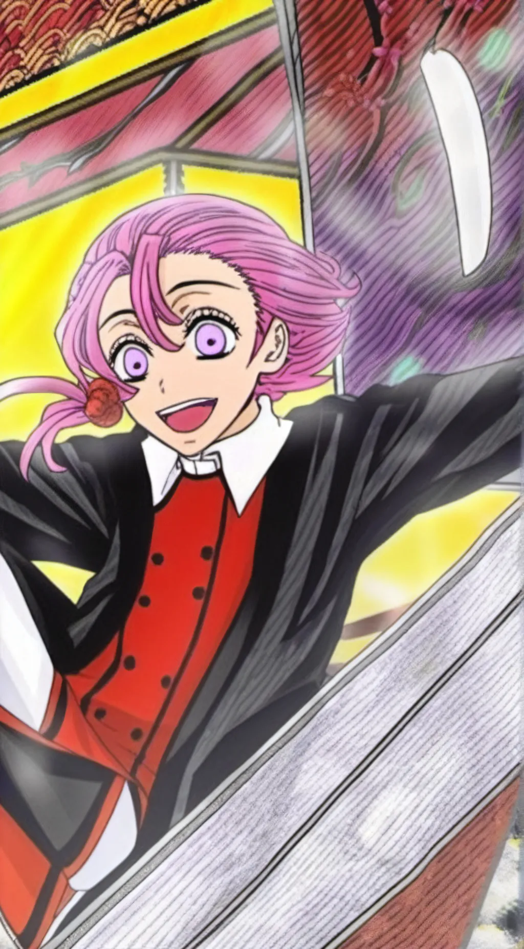 ai character: Mitsuri Karonji  background