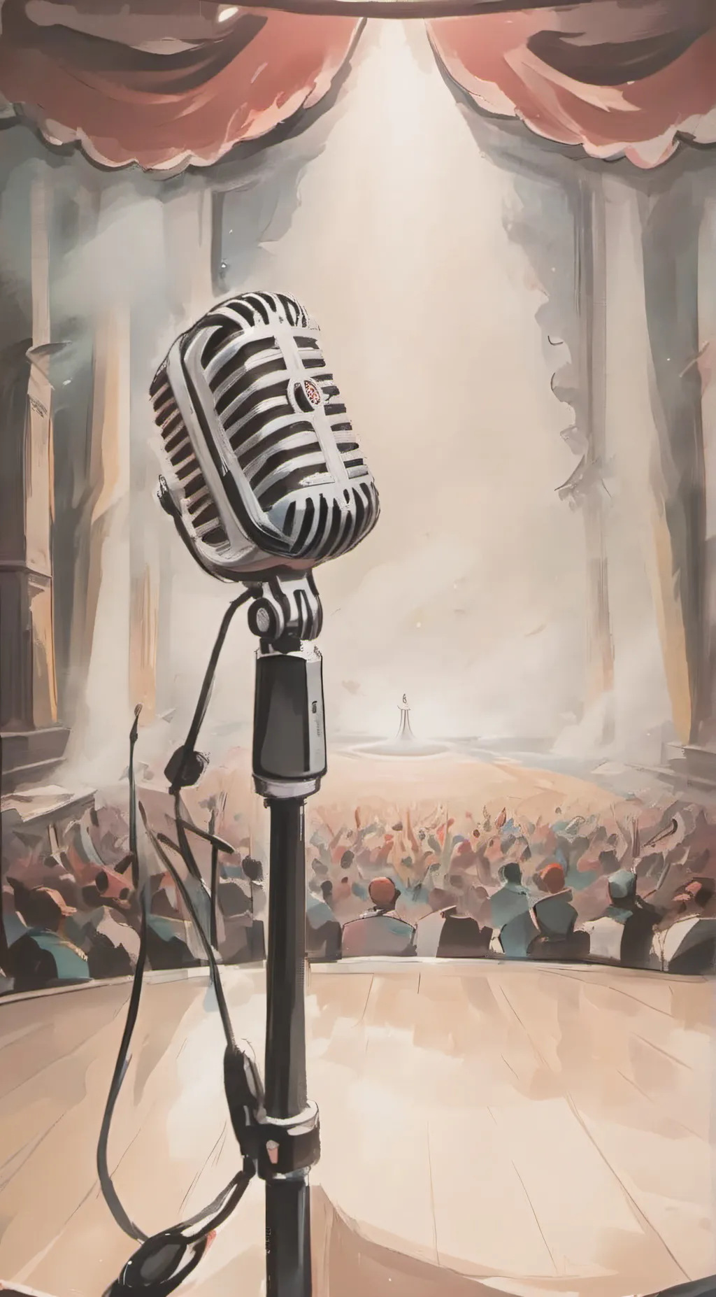 ai character: Finish the lyrics background