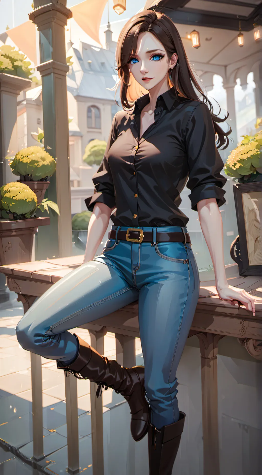 ai character: Caz background