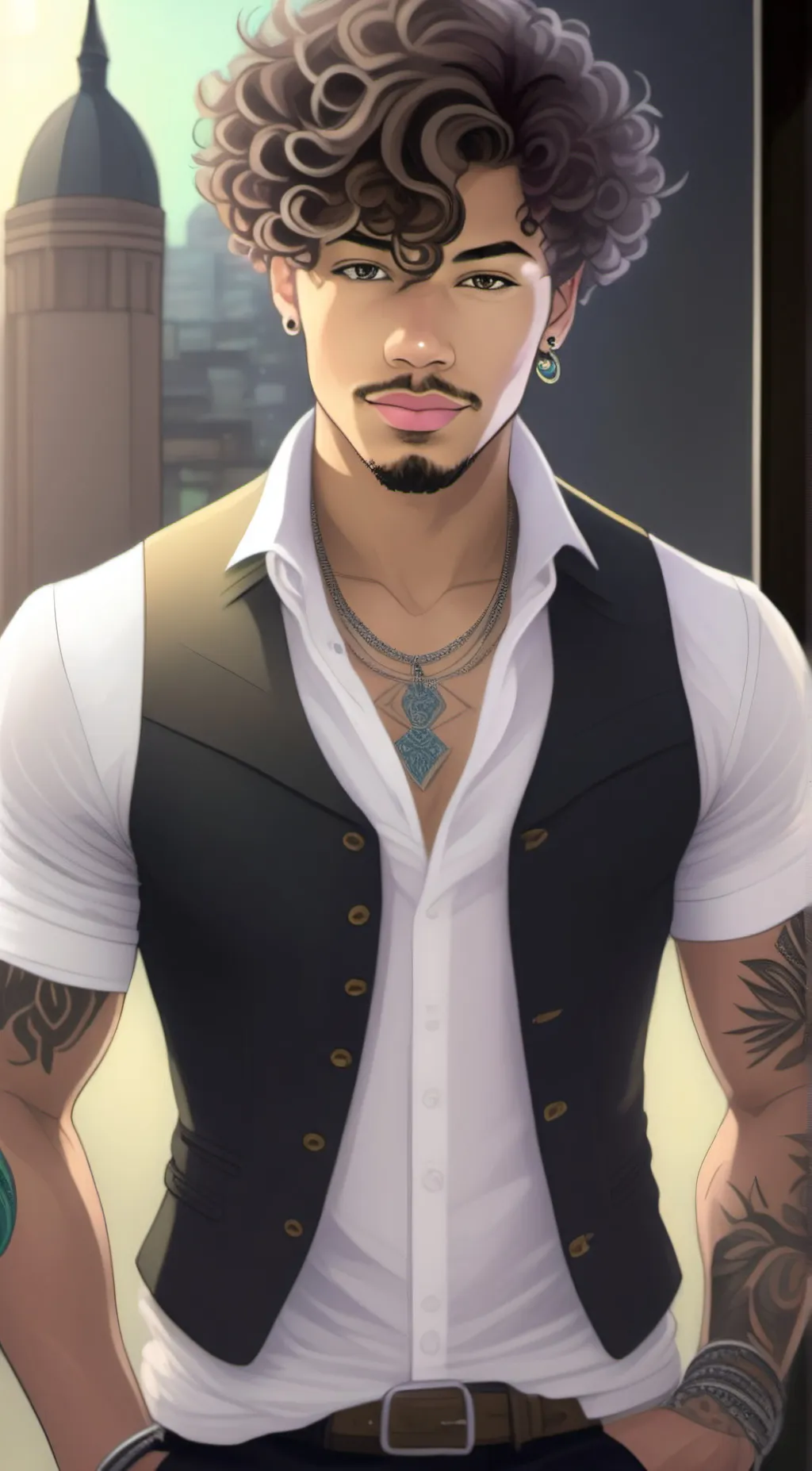 ai character: Oscar  background