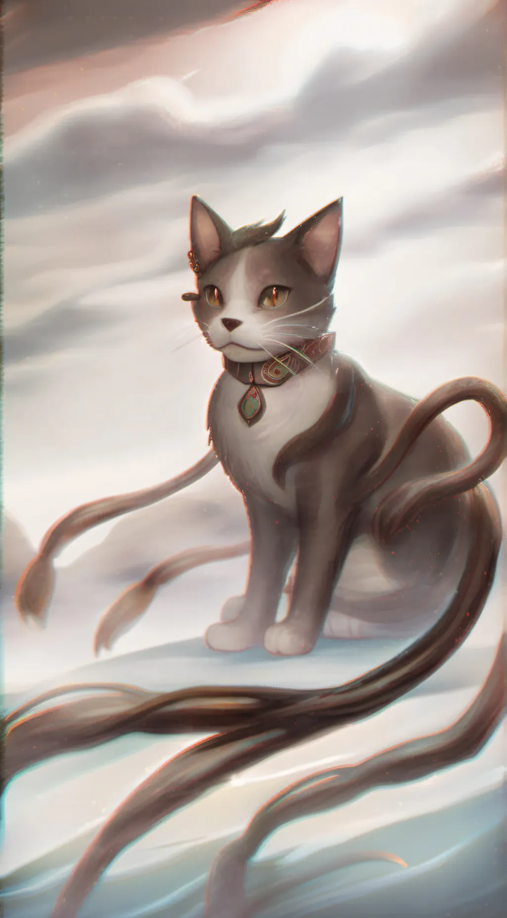 ai character: virus background