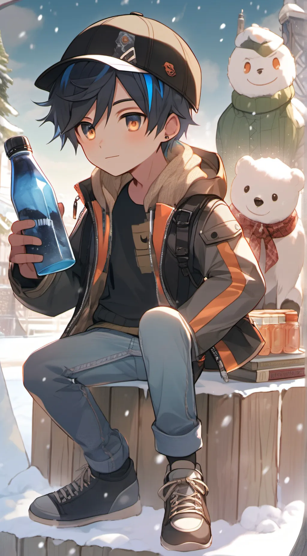 ai character: ham background