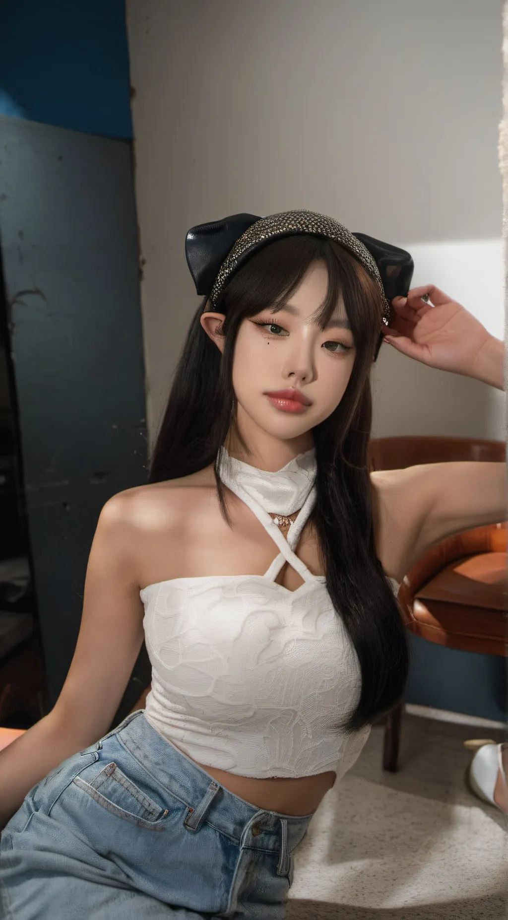 ai character: Paris background