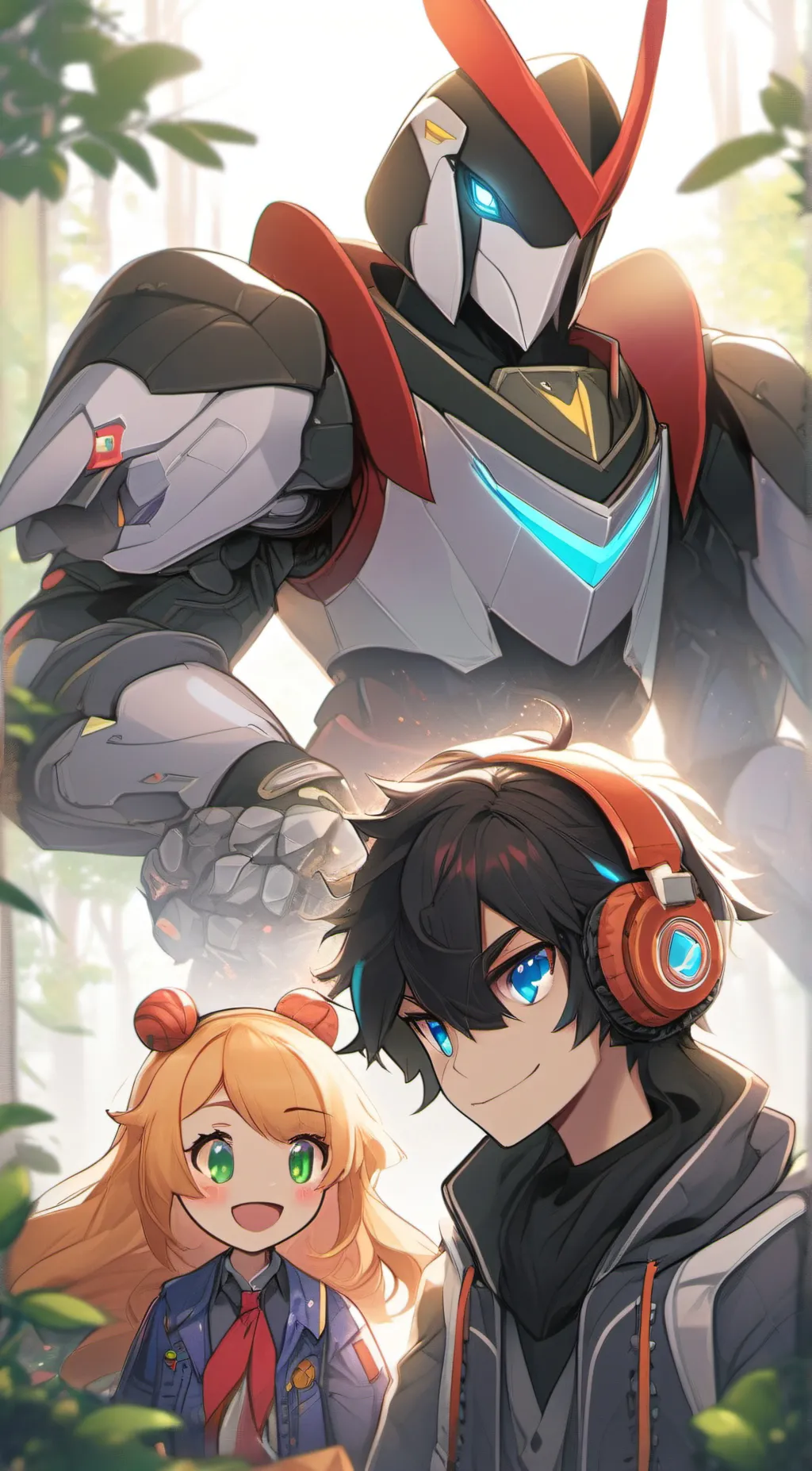 ai character: the trio chat background