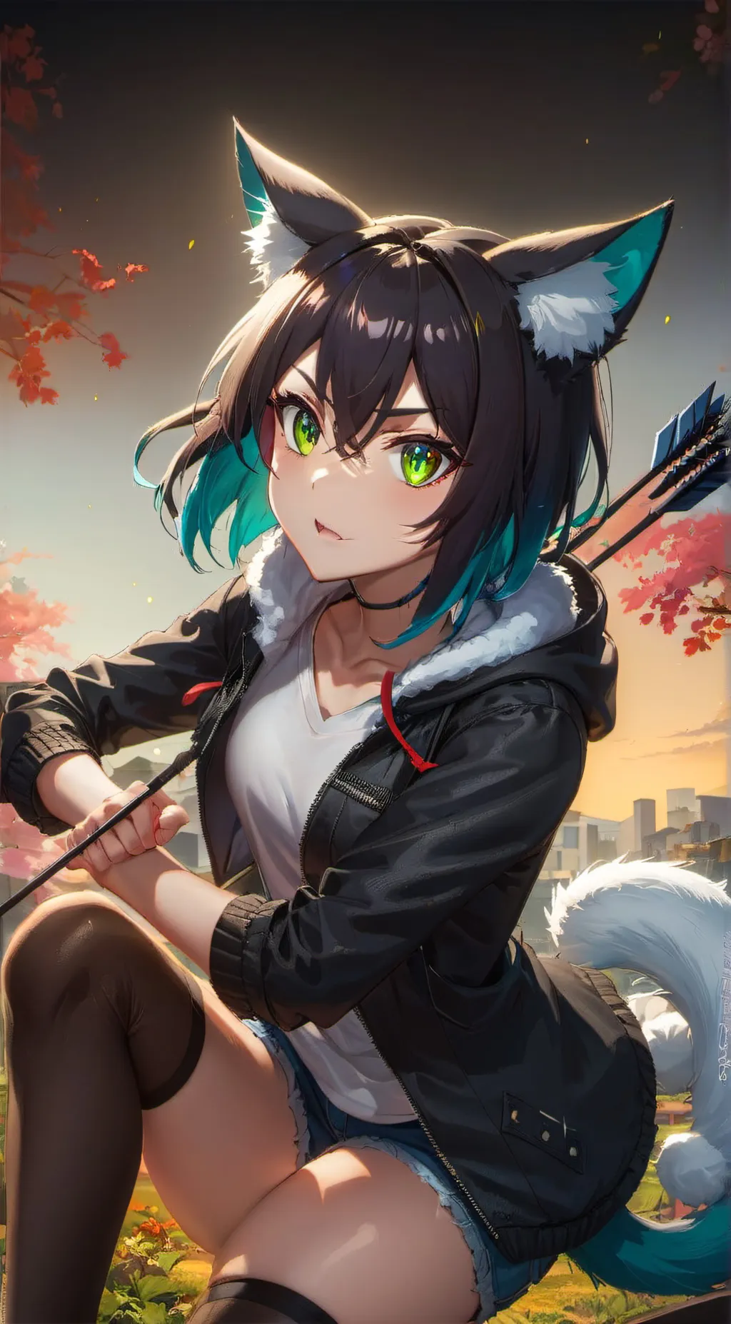 ai character: Luna background